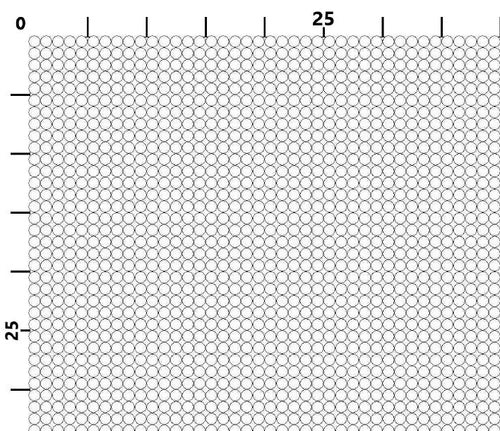 Mandala ohne Steine & Rasterfolie - Spielzeughafen