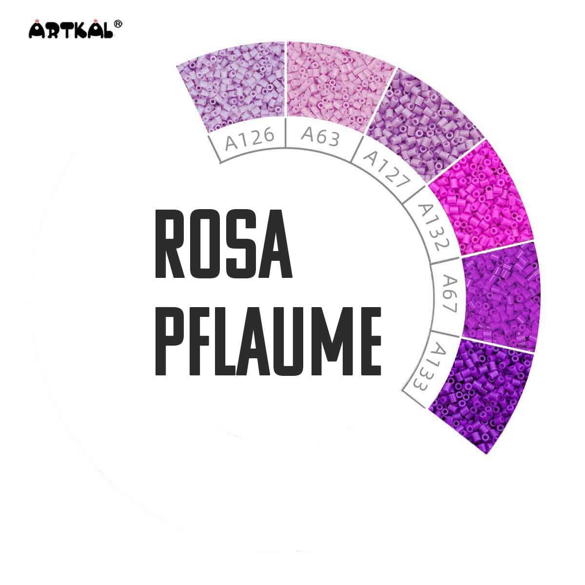 2000 Artkal MINI C 2,6 mm Rosa - Pflaumetöne (hart) von Spielzeughafen