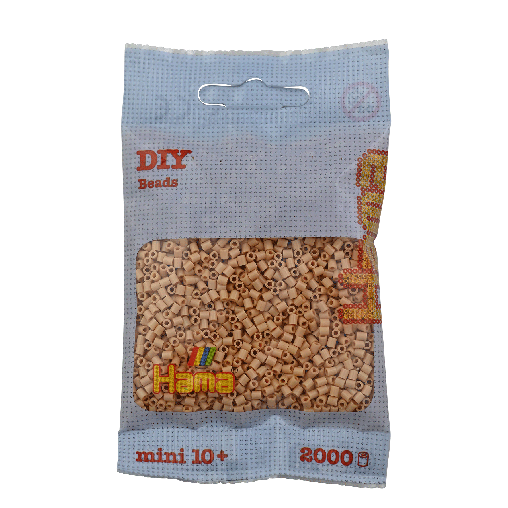 2000 Mini Bügelperlen - Beige von Spielzeughafen