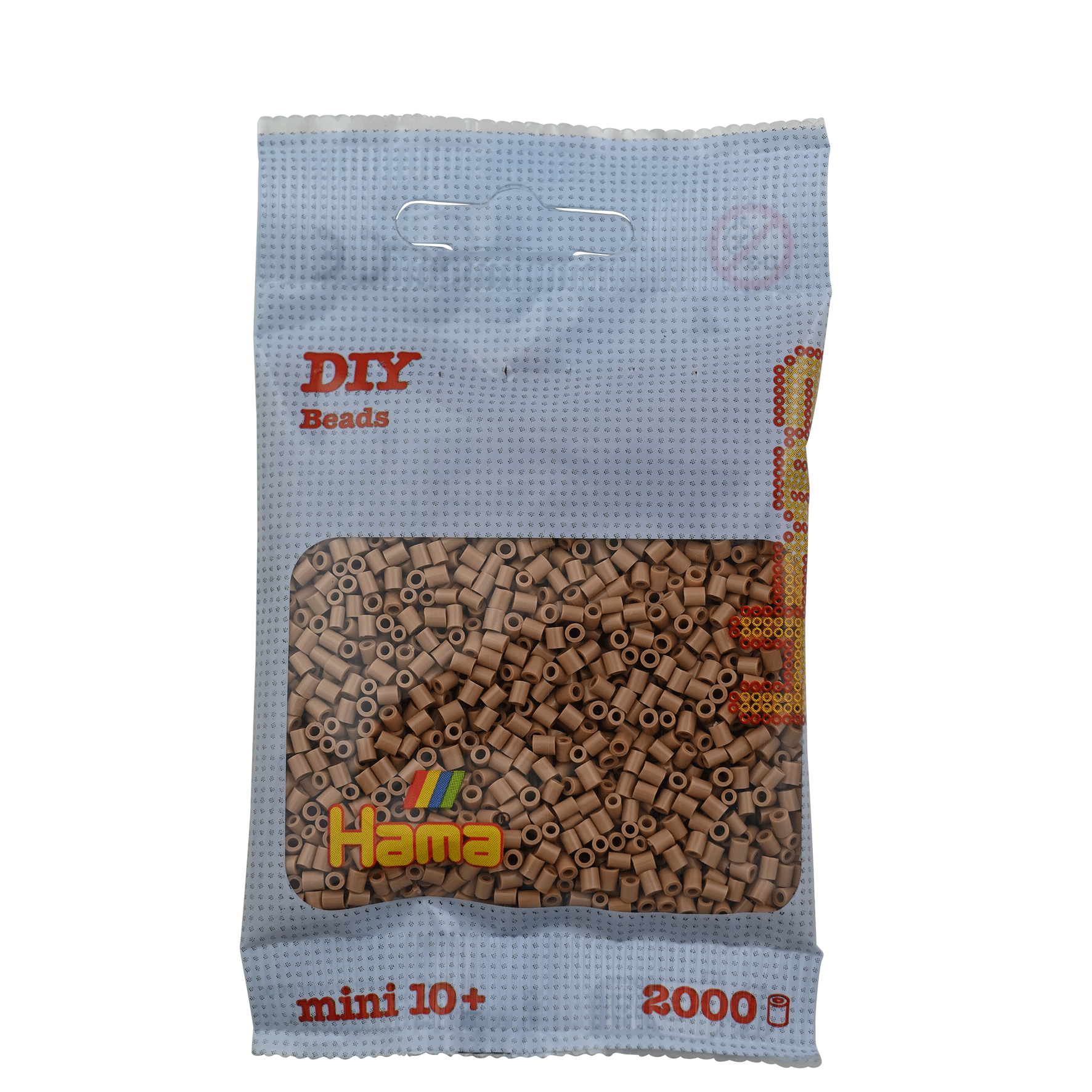 2000 Mini Bügelperlen - Cappuccino von Spielzeughafen