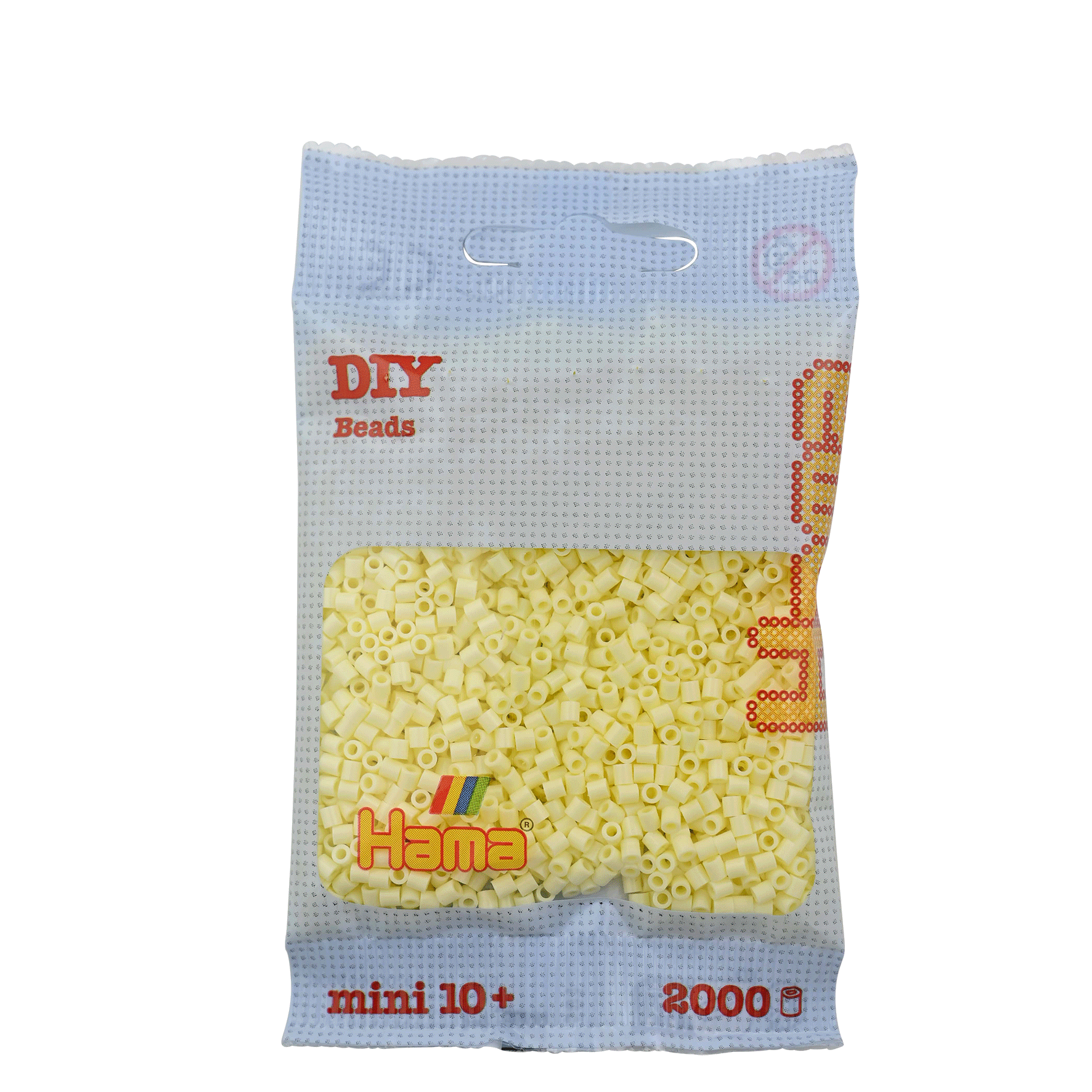 2000 Mini Bügelperlen - Creme von Spielzeughafen