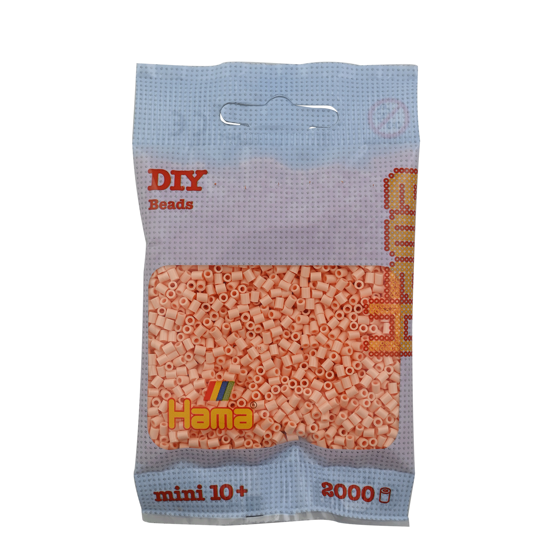 2000 Mini Bügelperlen - Heller Pfirsich von Spielzeughafen