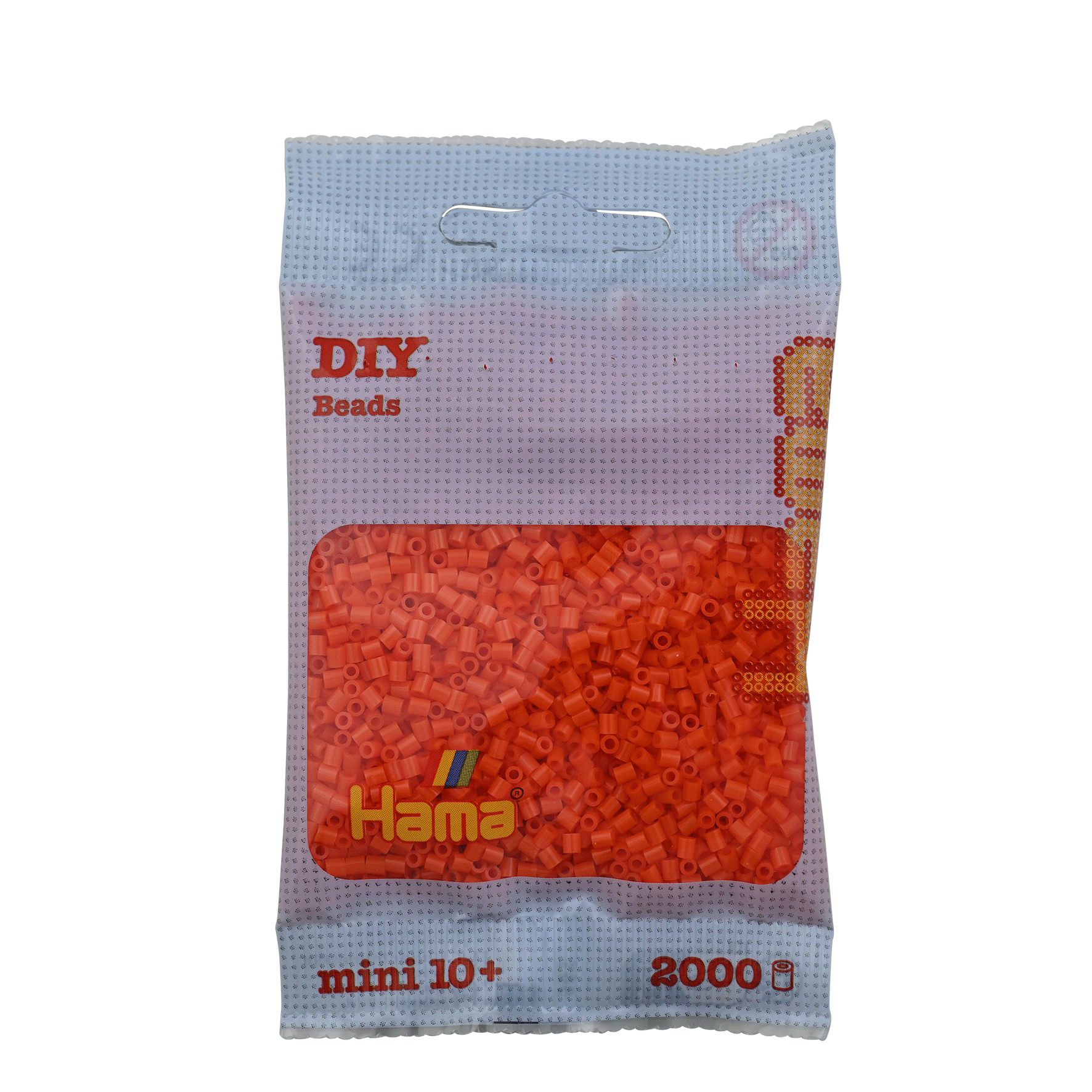 2000 Mini Bügelperlen - Orange von Spielzeughafen
