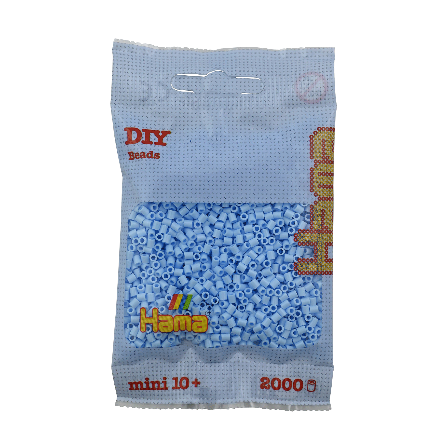 2000 Mini Bügelperlen - Pastell - Eisblau von Spielzeughafen