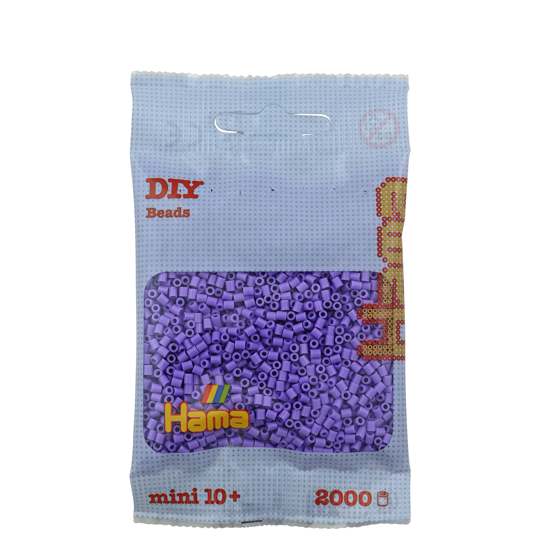 2000 Mini Bügelperlen - Pastell - Lila von Spielzeughafen