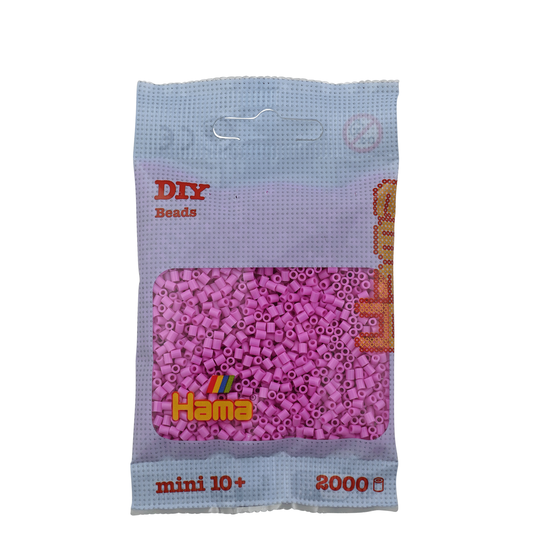 2000 Mini Bügelperlen - Pastell - Pink von Spielzeughafen