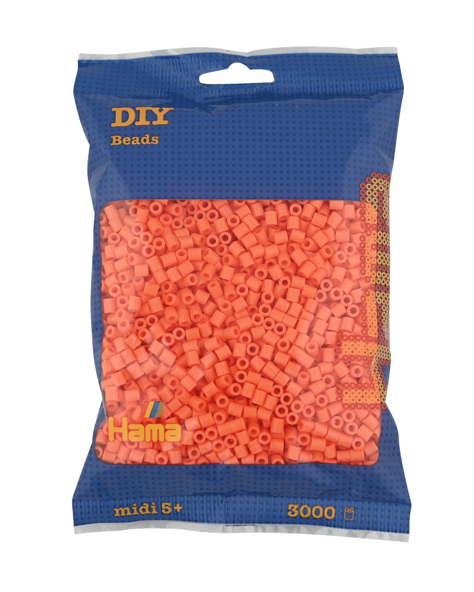 3000 Hama Midi Bügelperlen - Apricot von Spielzeughafen