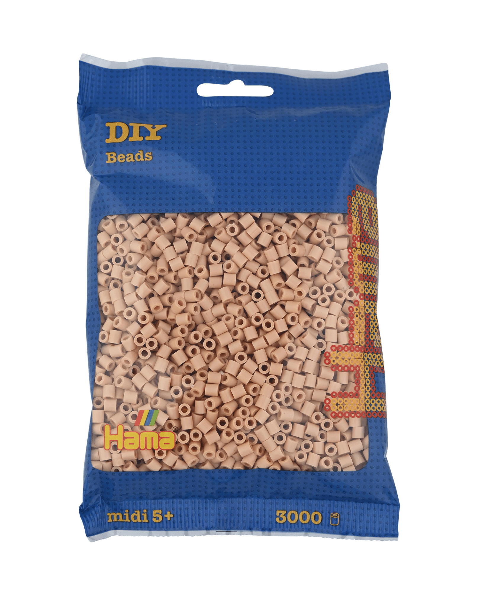 3000 Hama Midi Bügelperlen - Beige von Spielzeughafen