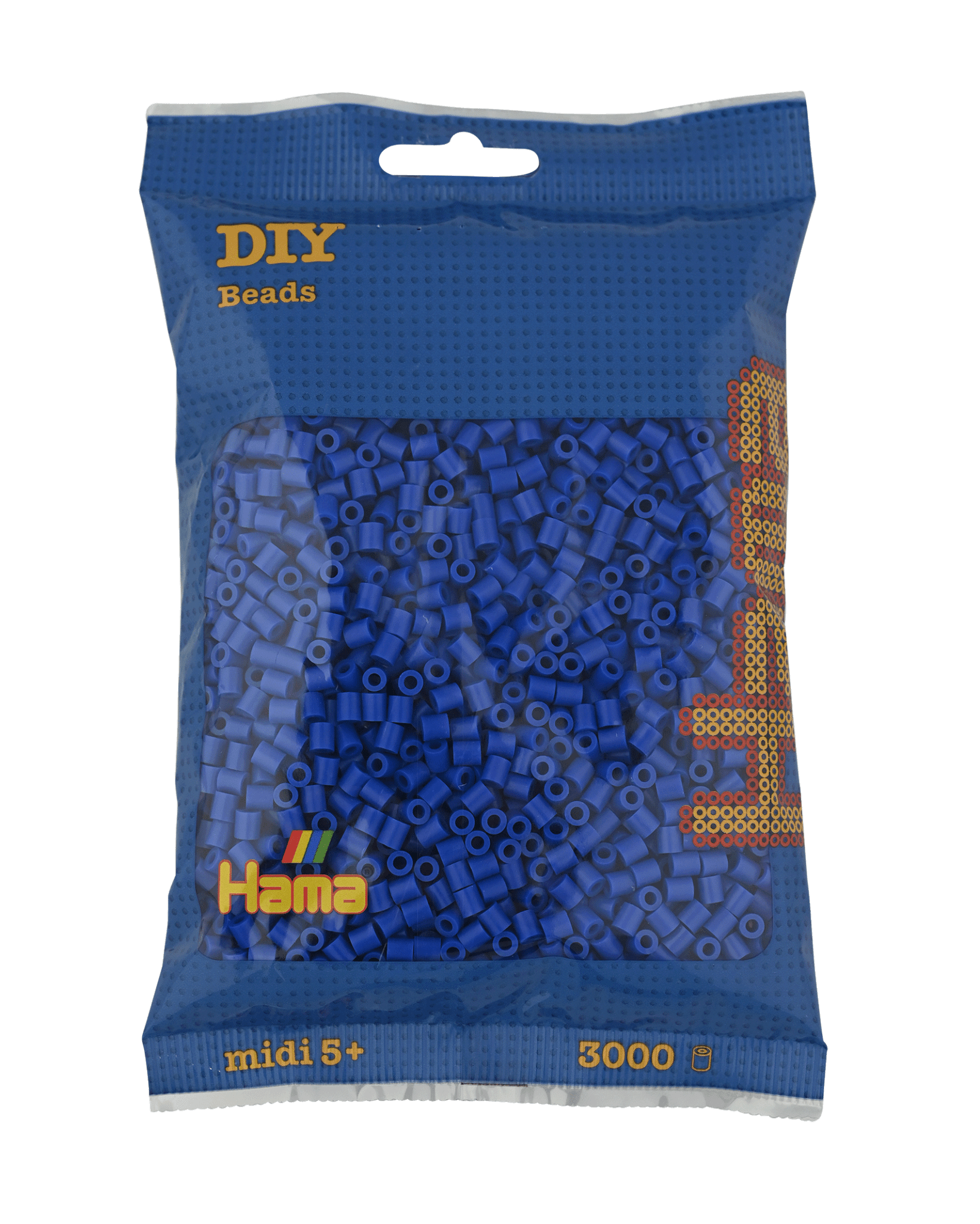 3000 Hama Midi Bügelperlen - Blau von Spielzeughafen