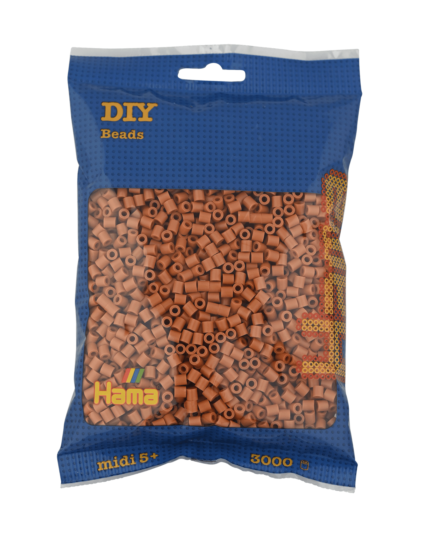 3000 Hama Midi Bügelperlen - Hellbraun von Spielzeughafen