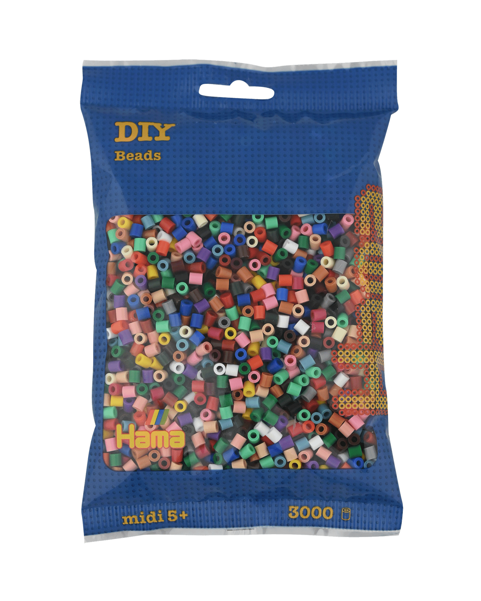 3000 Hama Midi Bügelperlen - Mischung 01 - 12, 17, 18, 20, 21, 26 - 31 von Spielzeughafen