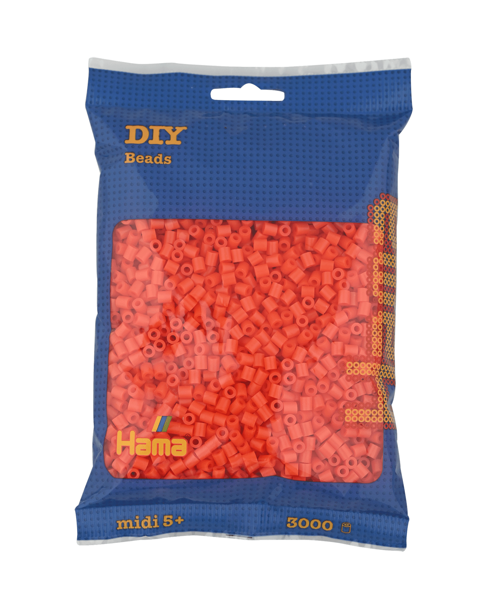 3000 Hama Midi Bügelperlen - Orange von Spielzeughafen