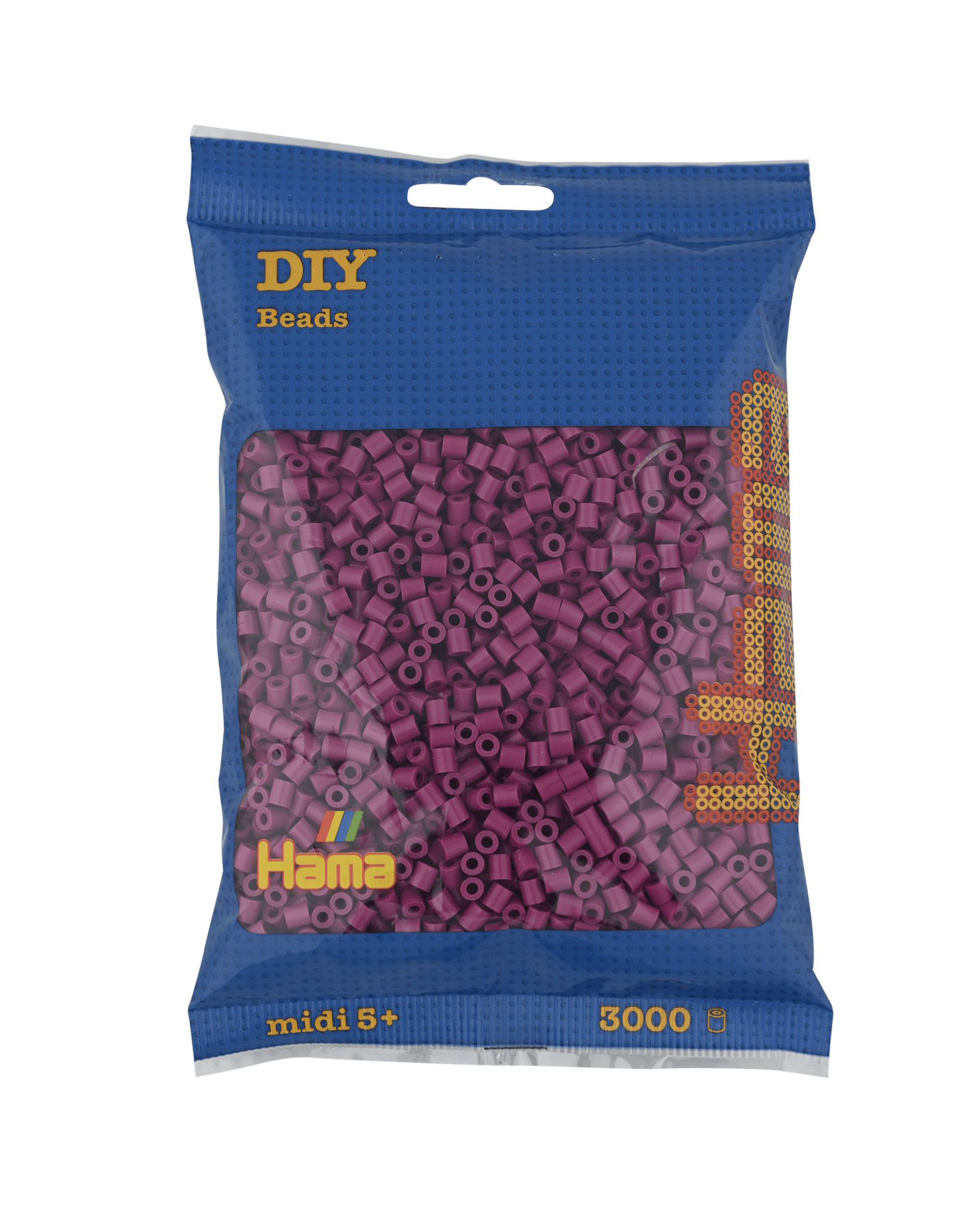 3000 Hama Midi Bügelperlen - Pflaume von Spielzeughafen