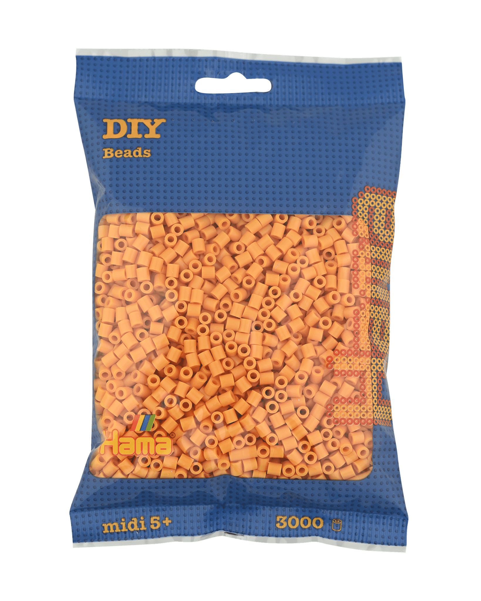 3000 Hama Midi Bügelperlen - Teddybärenbraun von Spielzeughafen