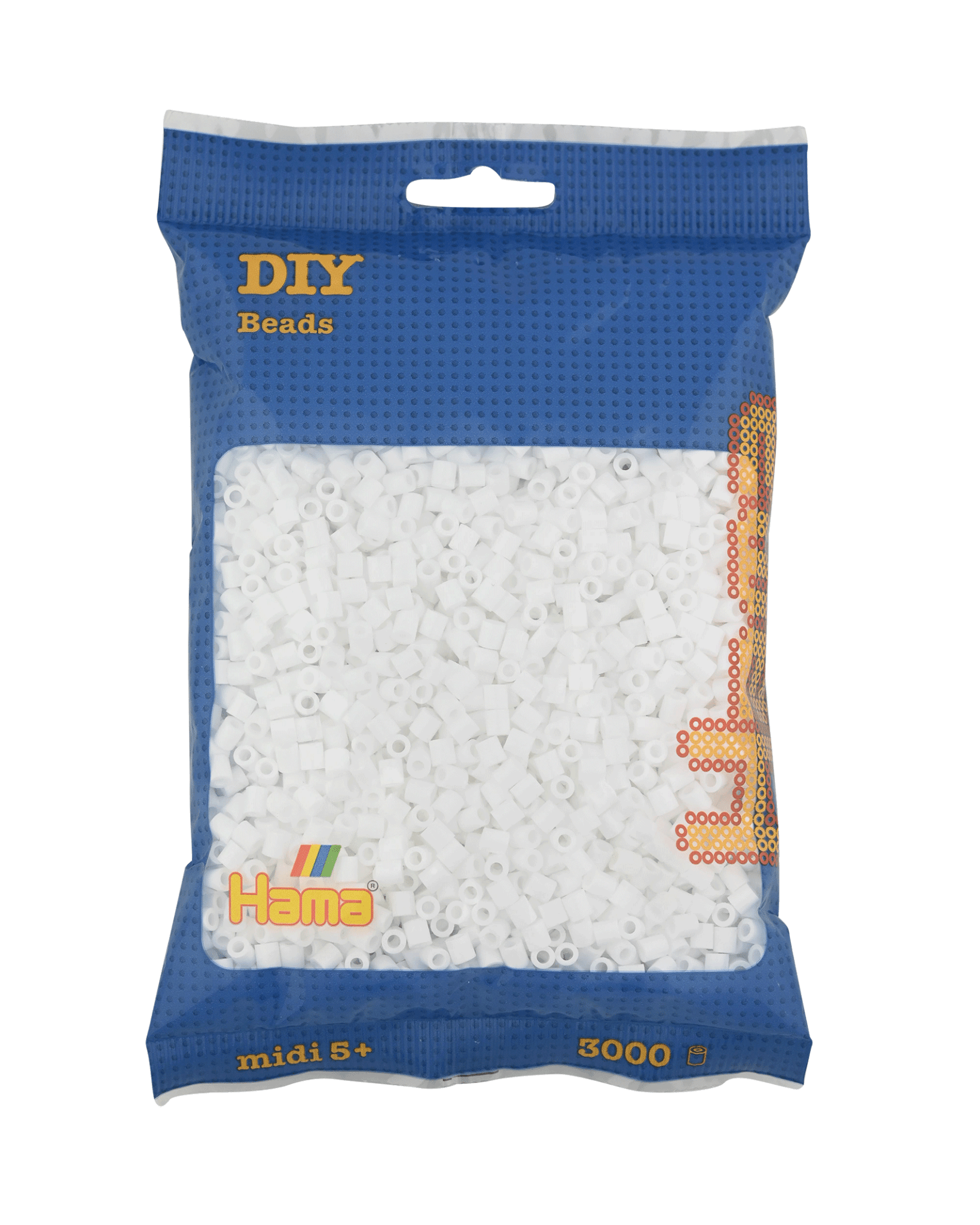 3000 Hama Midi Bügelperlen - Weiß von Spielzeughafen