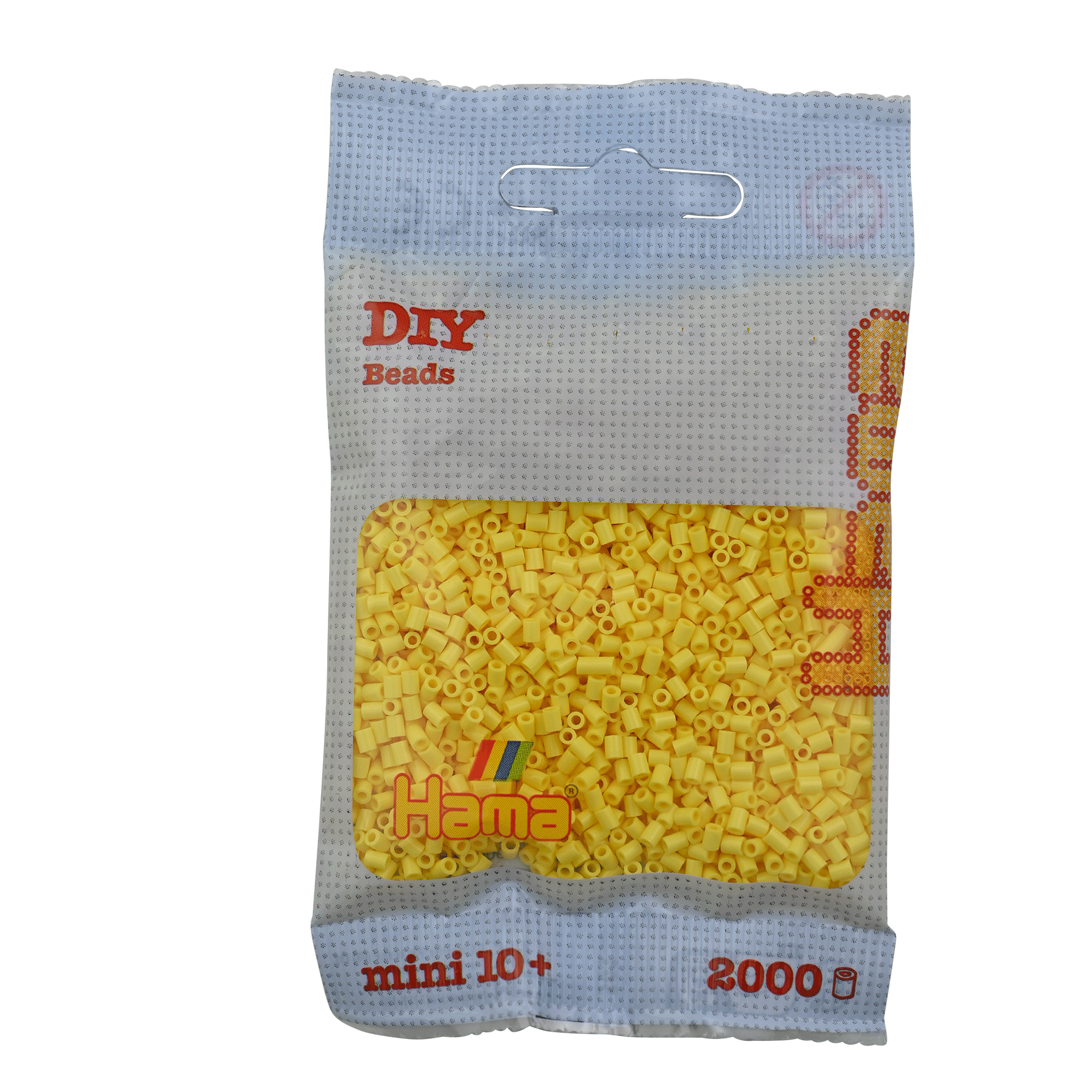 2000 Mini Bügelperlen - Hellgelb