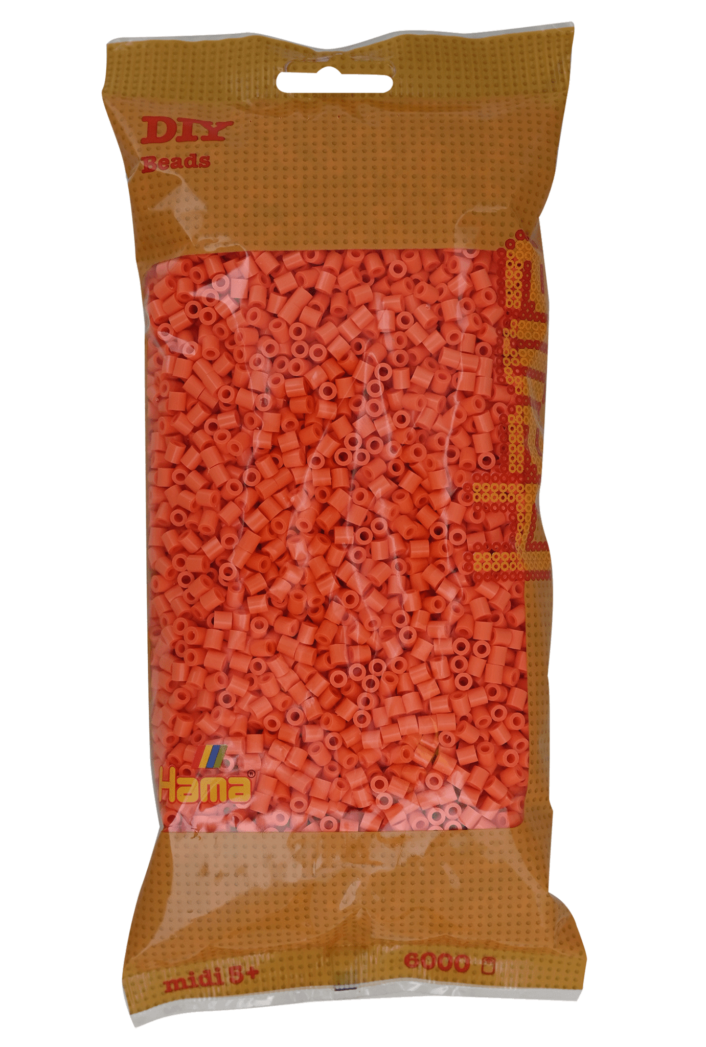 6000 Hama Midi Bügelperlen - Apricot von Spielzeughafen