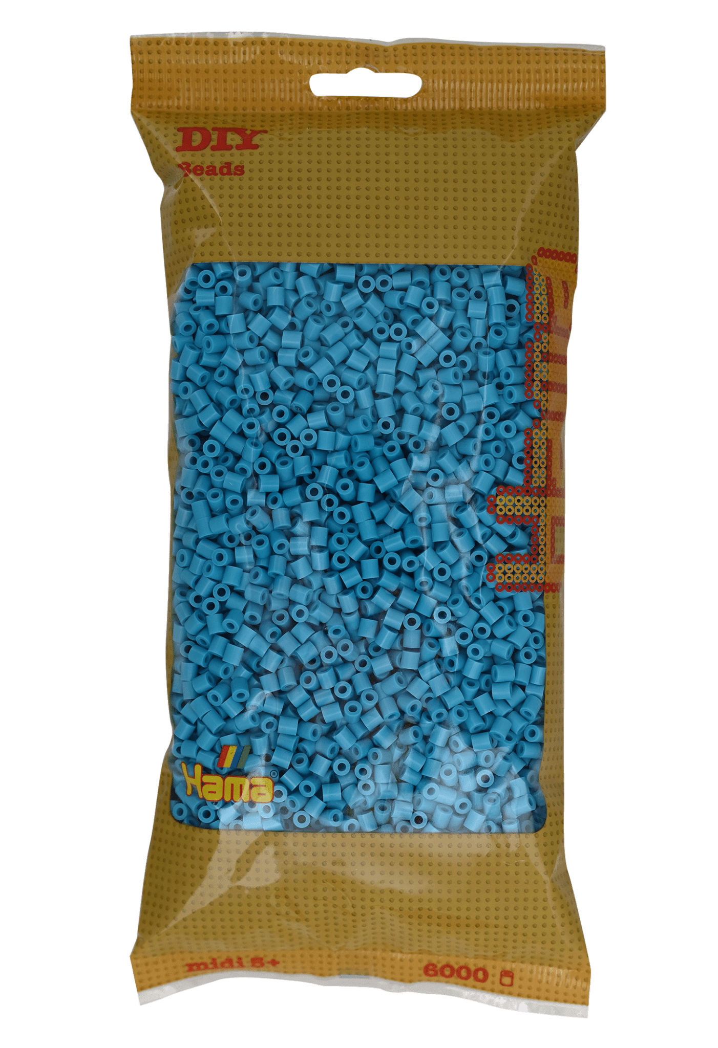 6000 Hama Midi Bügelperlen - Azurblau von Spielzeughafen