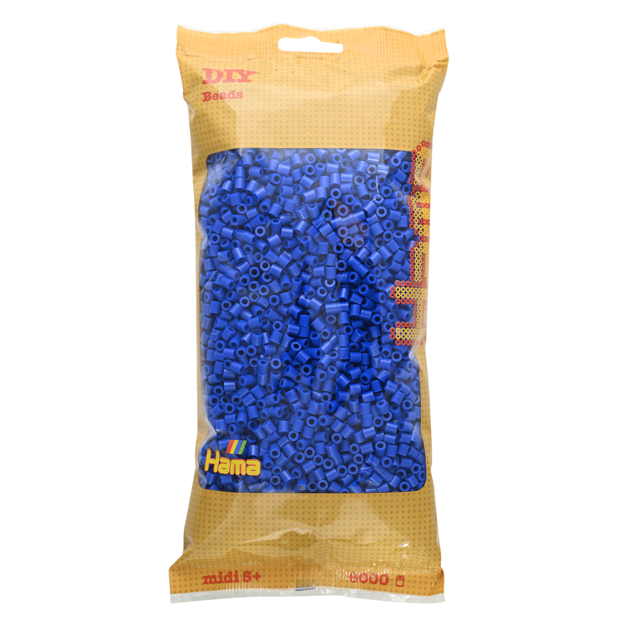 6000 Hama Midi Bügelperlen - Blau von Spielzeughafen