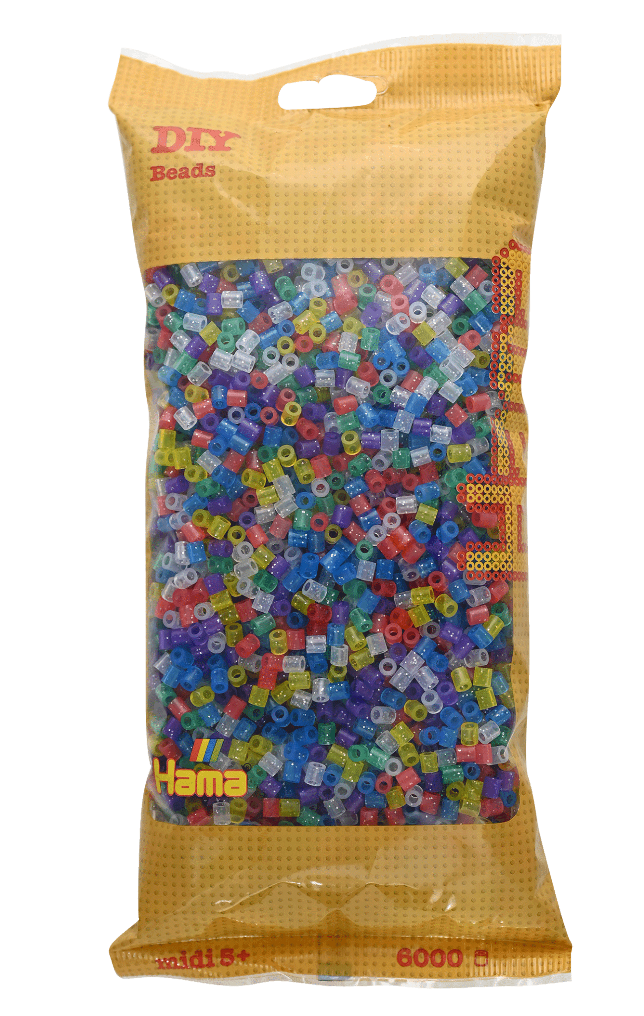 6000 Hama Midi Bügelperlen - Glitzer Mischung von Spielzeughafen