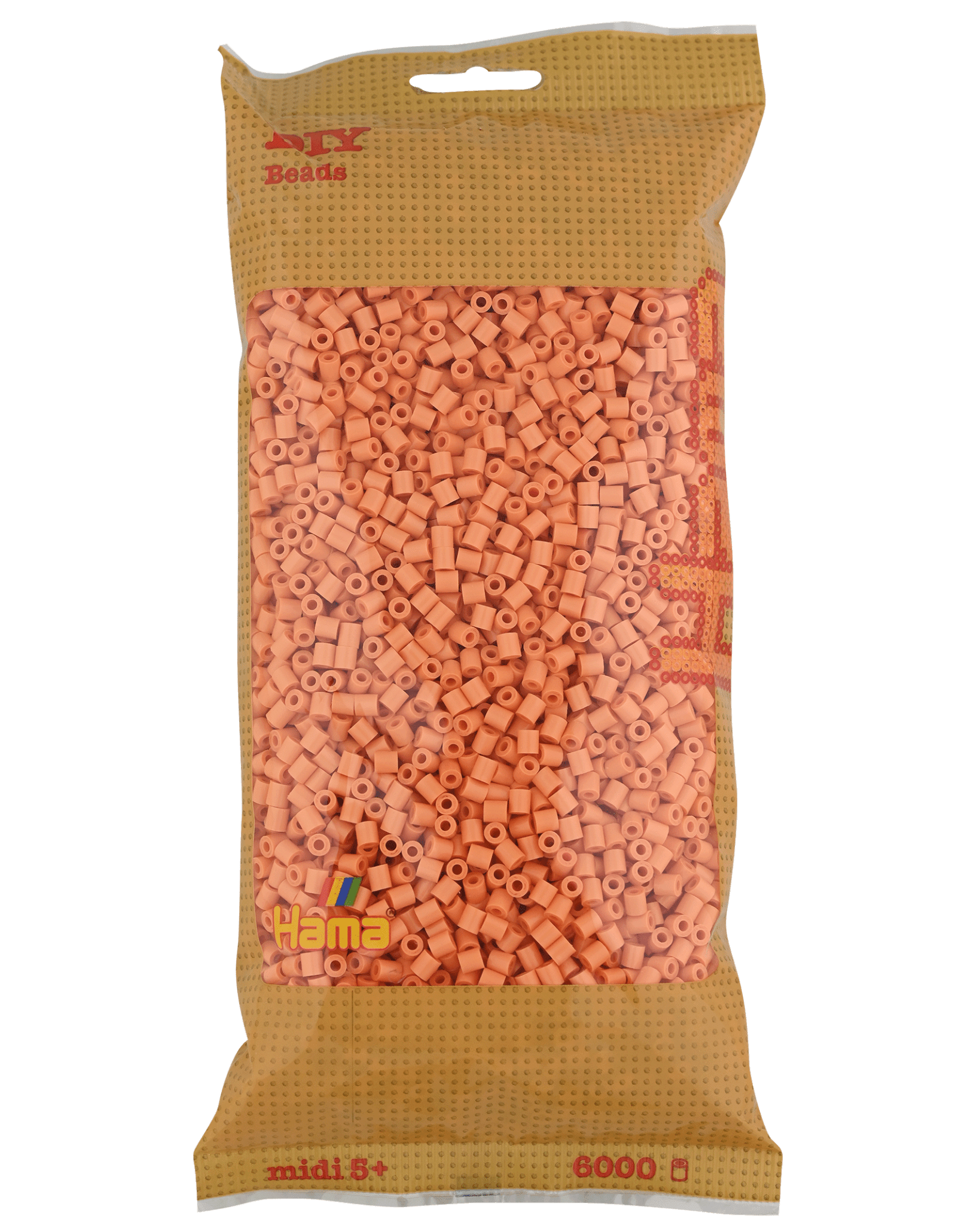 6000 Hama Midi Bügelperlen - Helles Apricot von Spielzeughafen