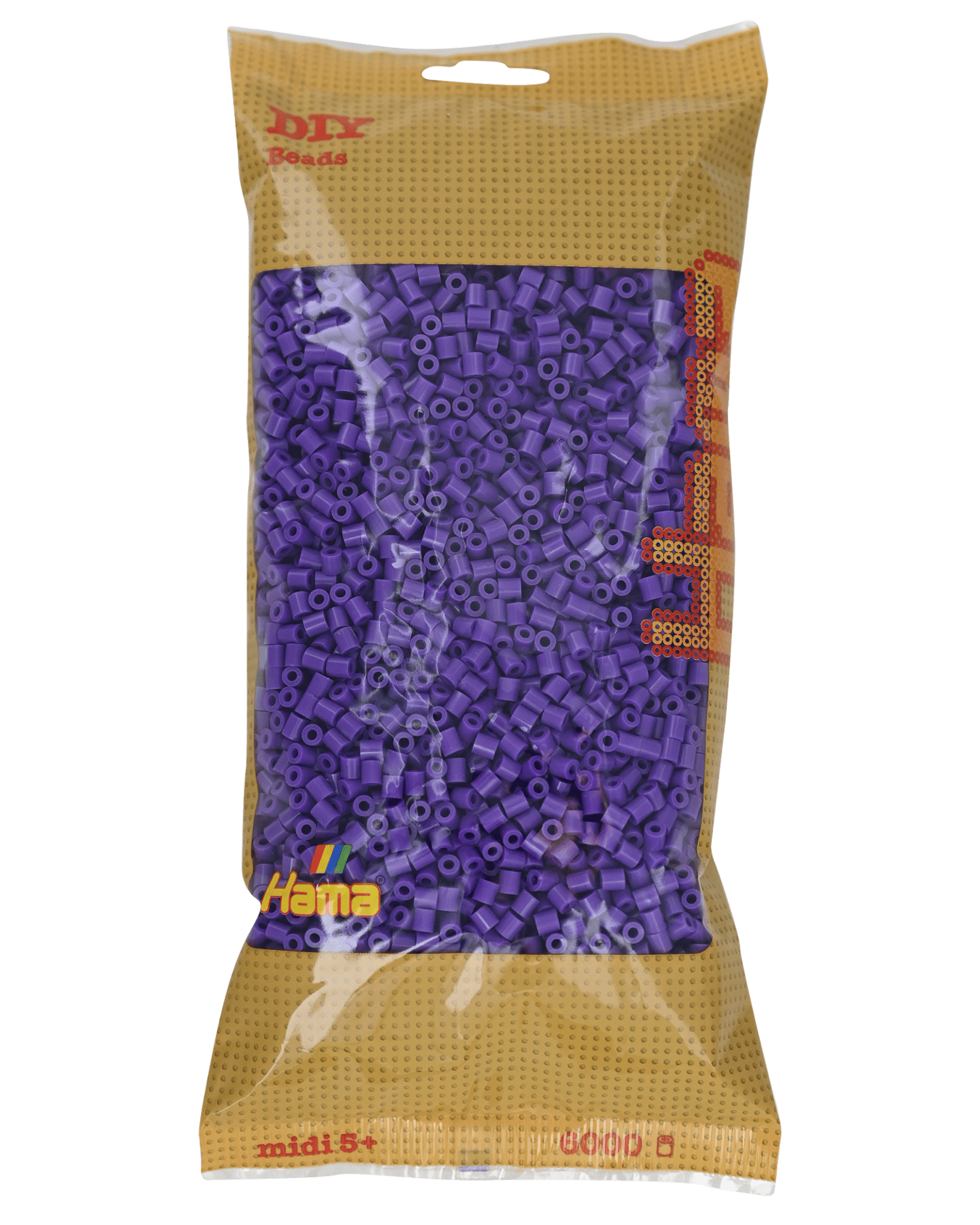 6000 Hama Midi Bügelperlen - Lila von Spielzeughafen