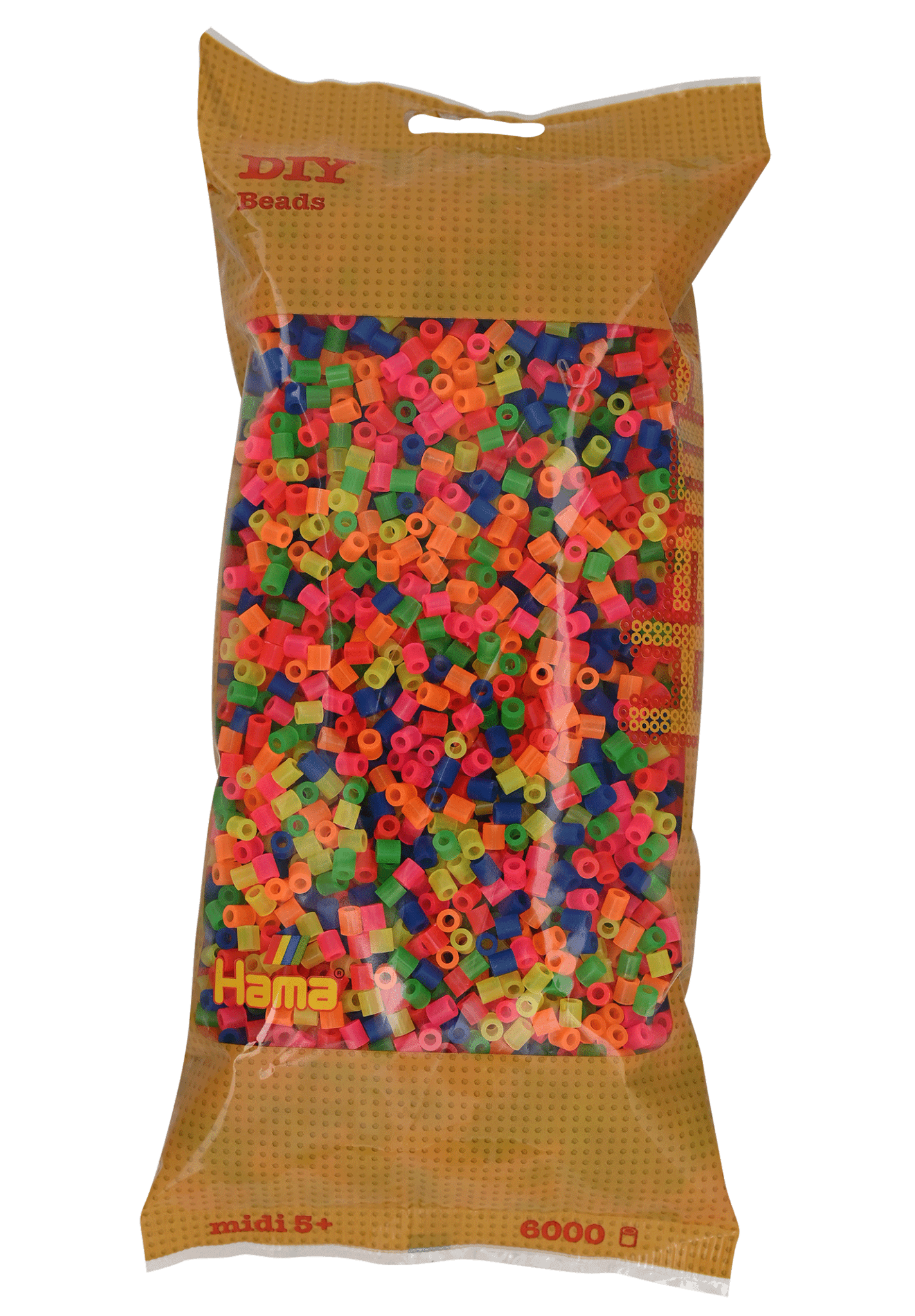 6000 Hama Midi Bügelperlen - Neon - Mischung von Spielzeughafen
