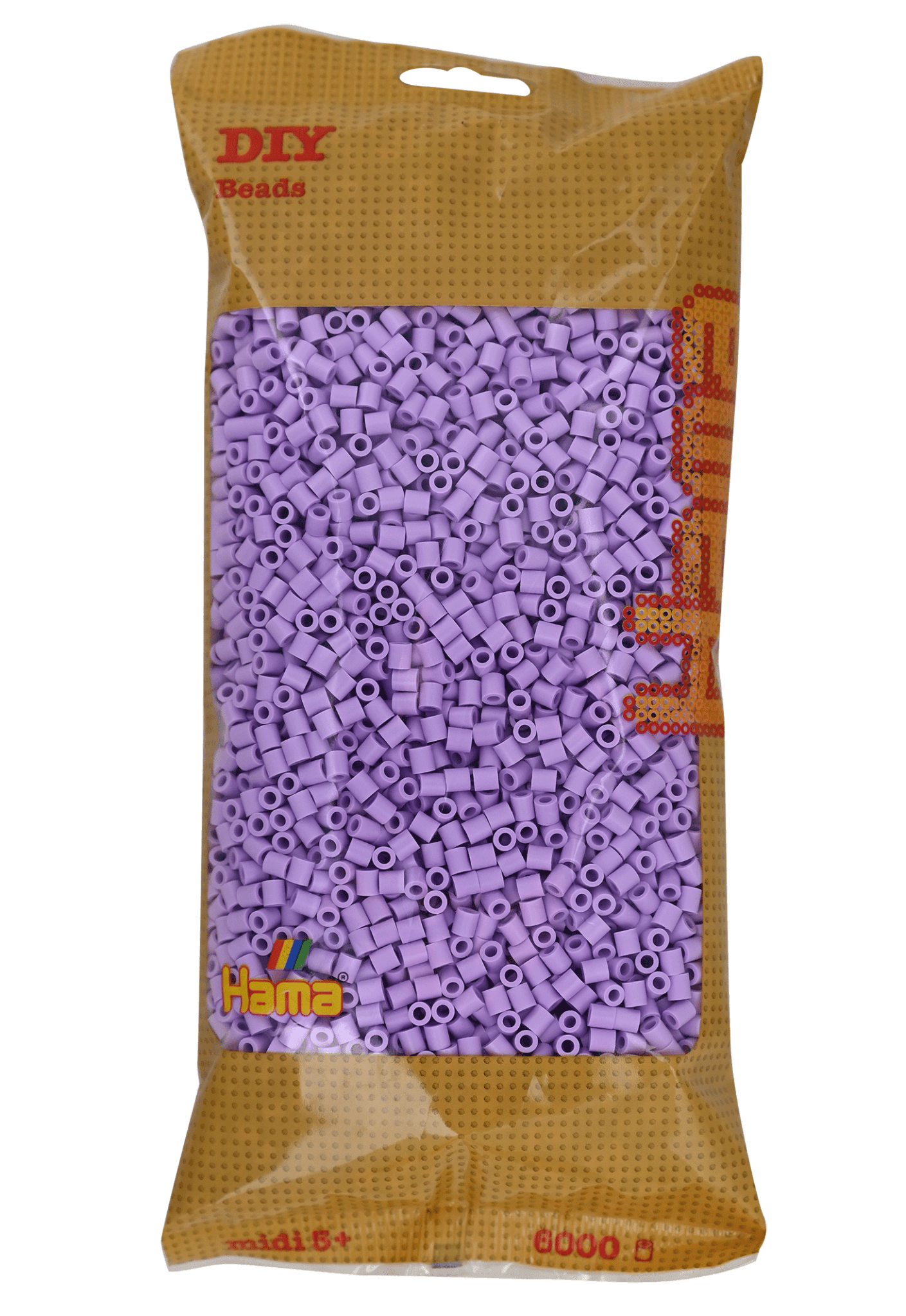 6000 Hama Midi Bügelperlen - Pastell - Flieder von Spielzeughafen
