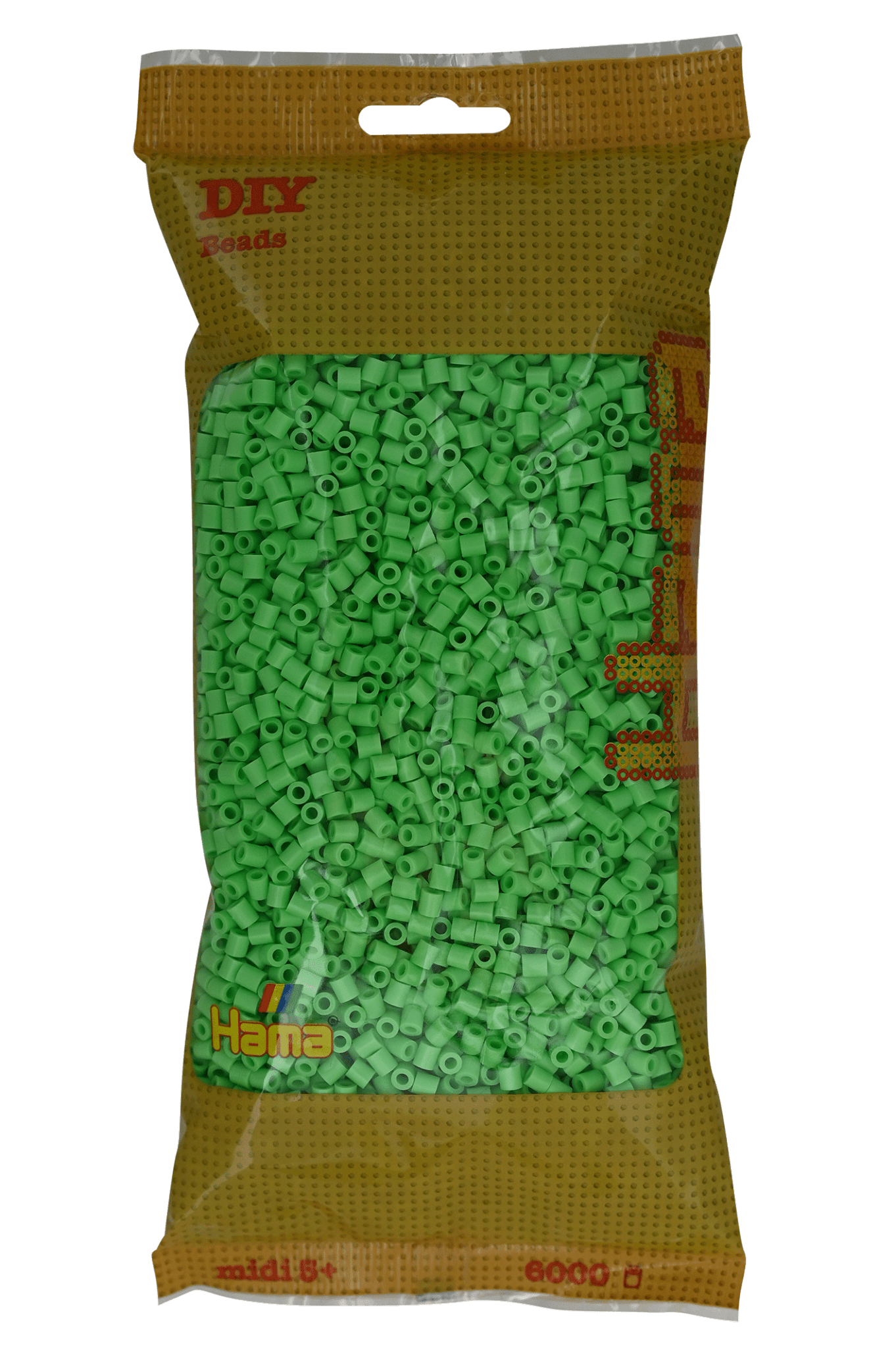 6000 Hama Midi Bügelperlen - Pastell - Grün von Spielzeughafen