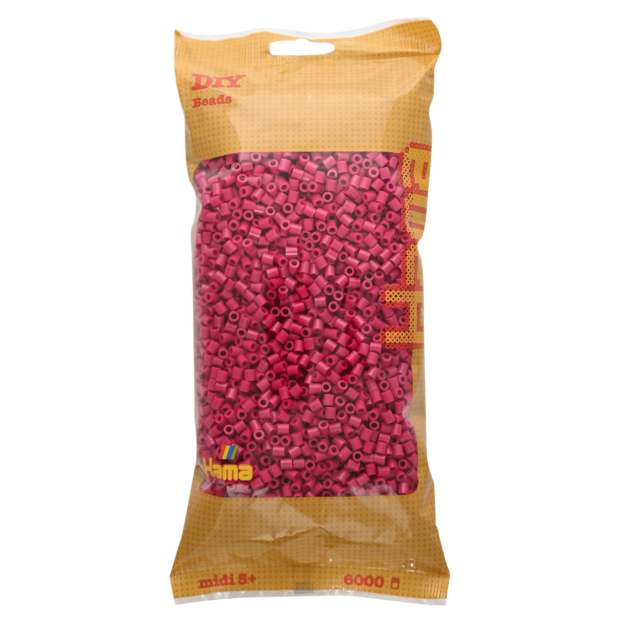 6000 Hama Midi Bügelperlen - Violettrot von Spielzeughafen