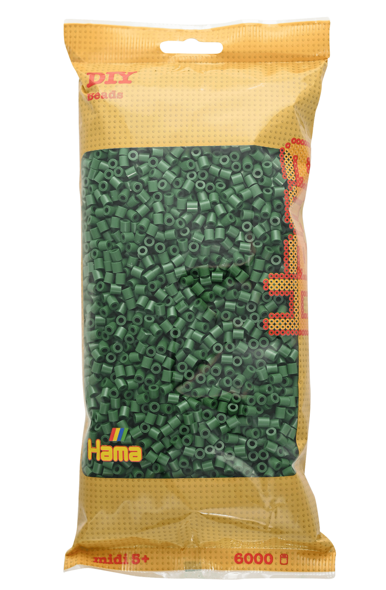 6000 Hama Midi Bügelperlen - Waldgrün von Spielzeughafen