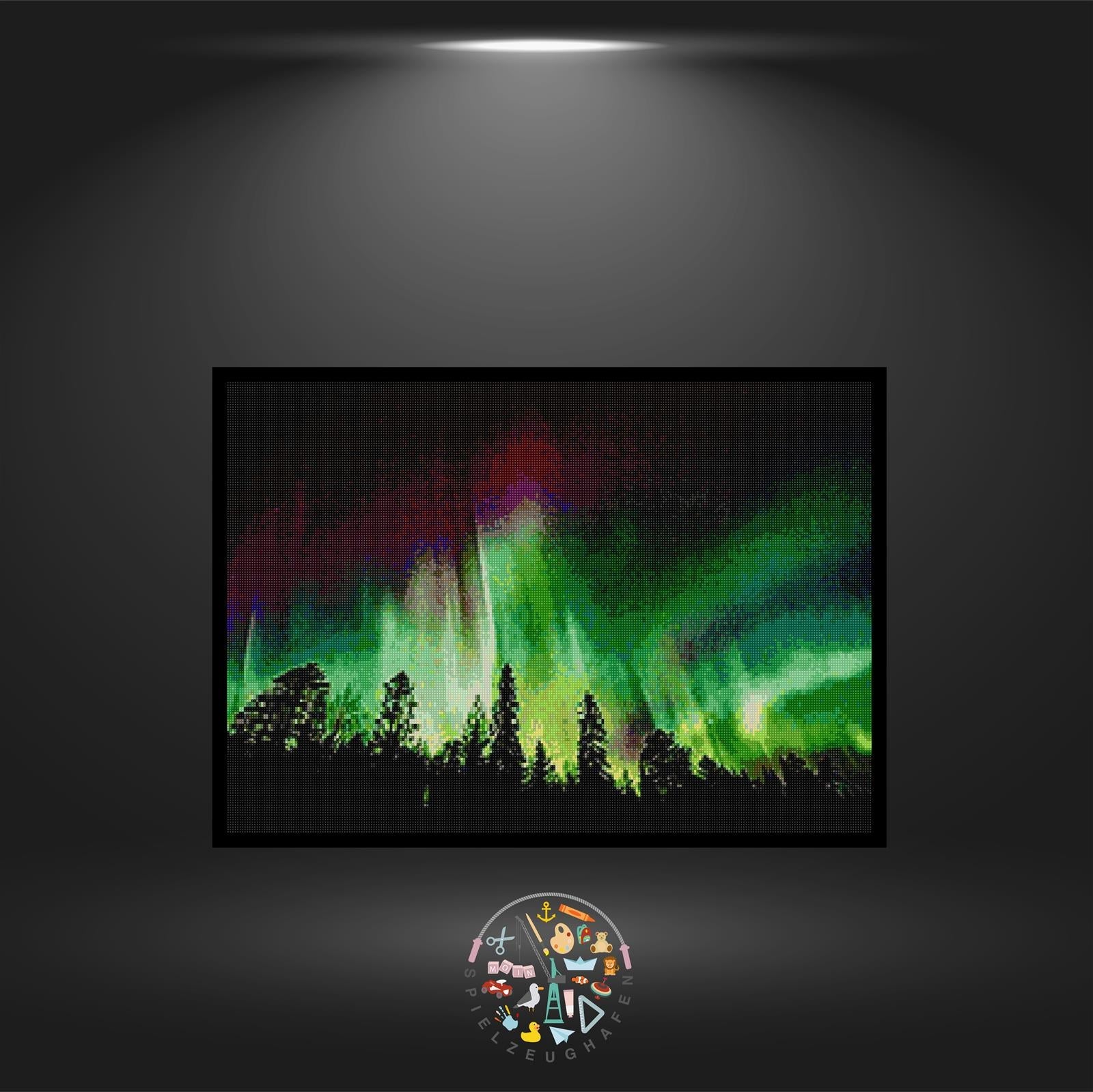 Above the forest - Quadratisch von Spielzeughafen