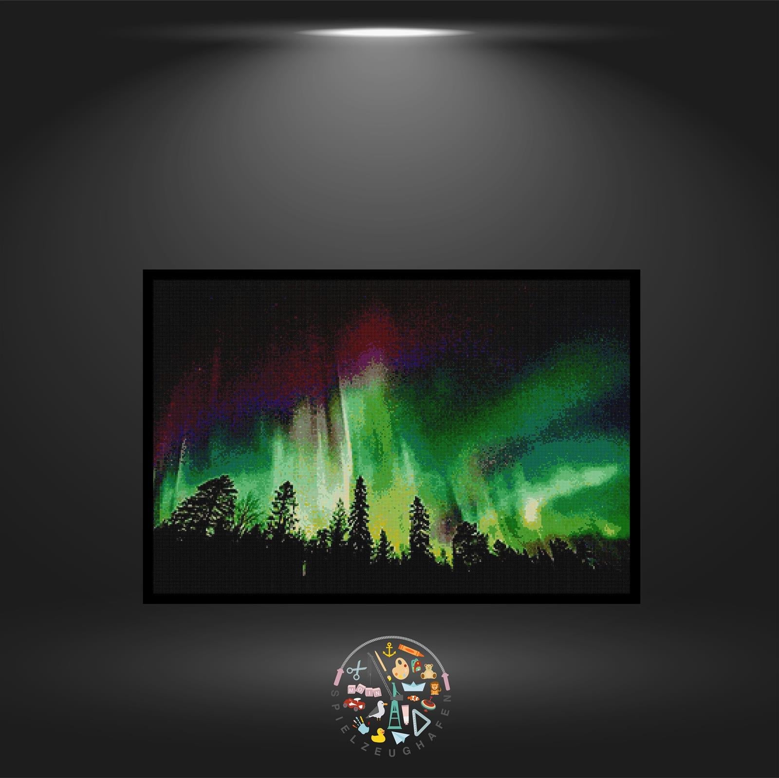 Above the forest - Quadratisch von Spielzeughafen