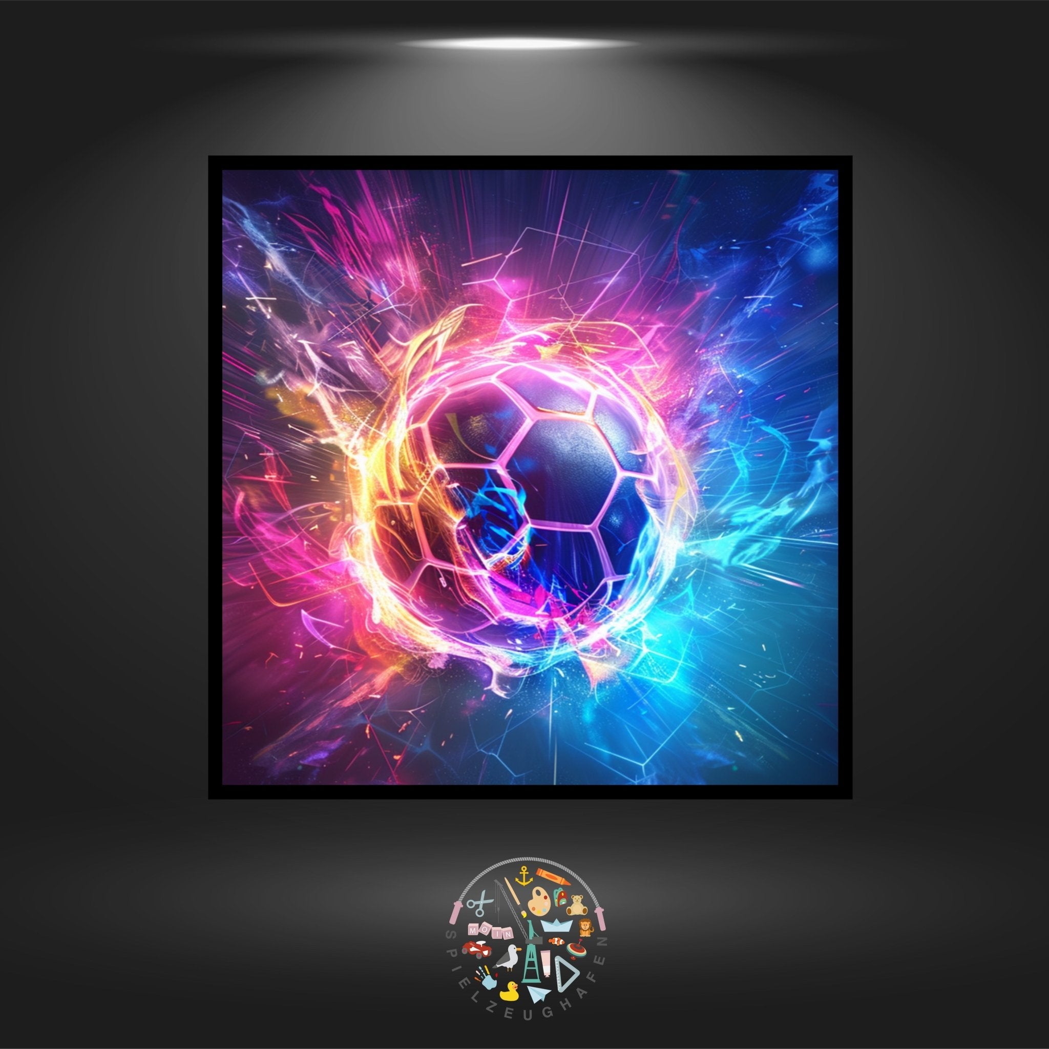 Ball 'Lightning' - Quadratisch mit AB von Spielzeughafen