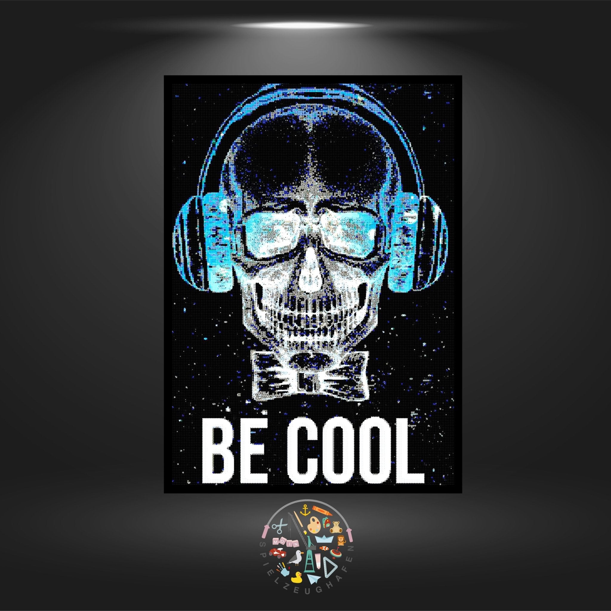 'Be cool' - Strass / Rhinestone nachtleuchtend von Spielzeughafen