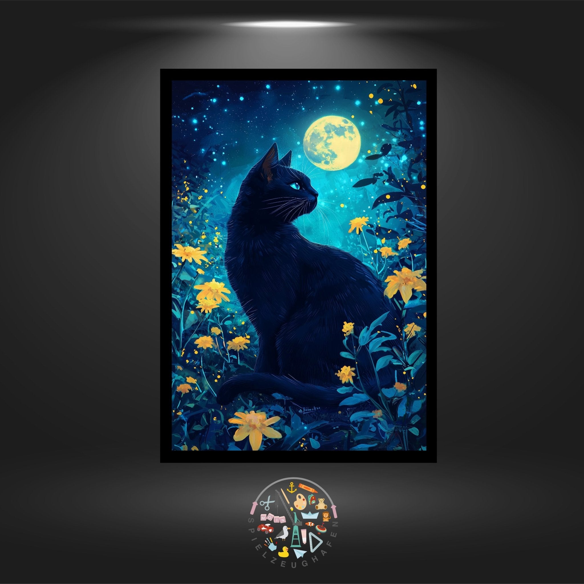 Beauty in the night - Quadratisch von Spielzeughafen