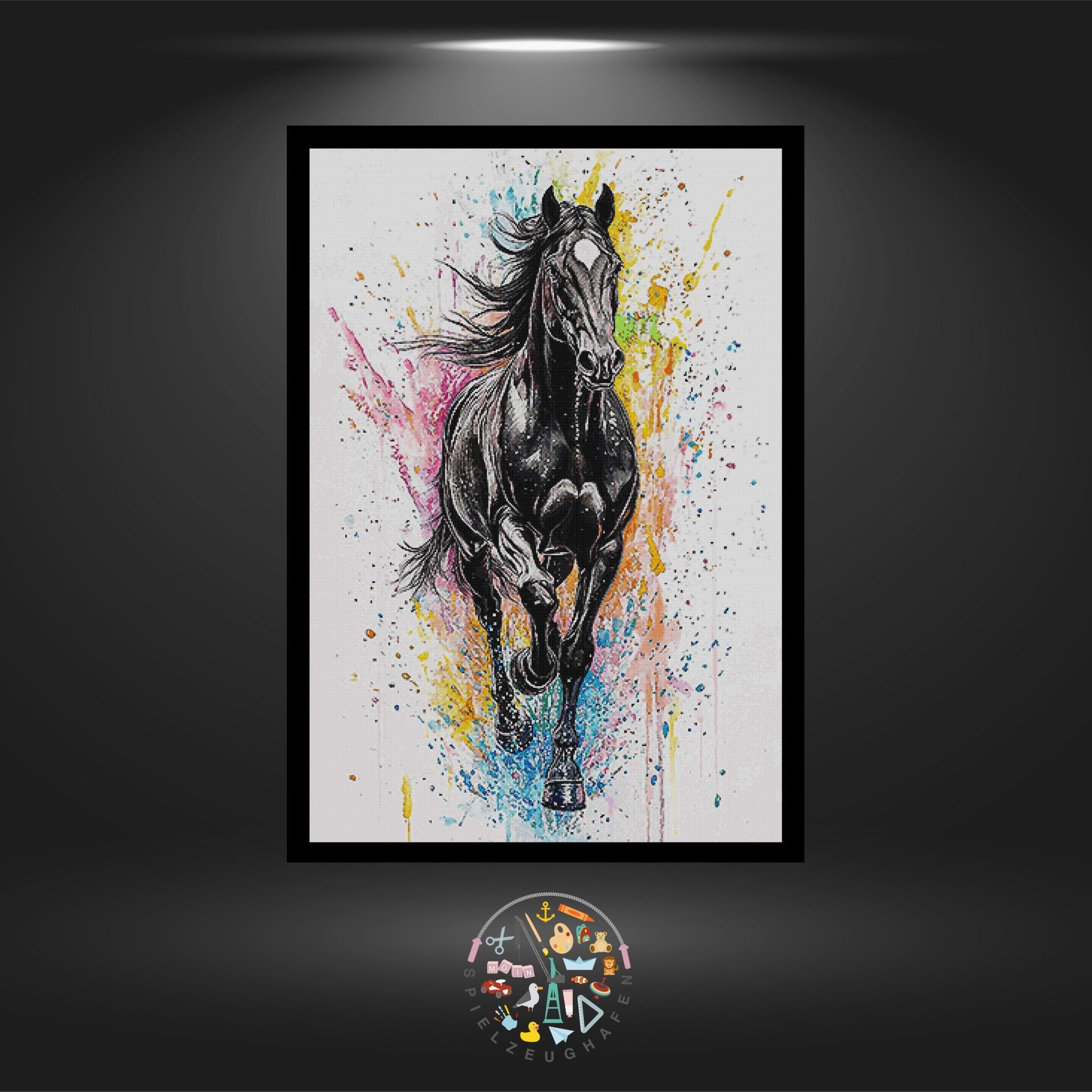 Black beauty - Quadratisch von Spielzeughafen