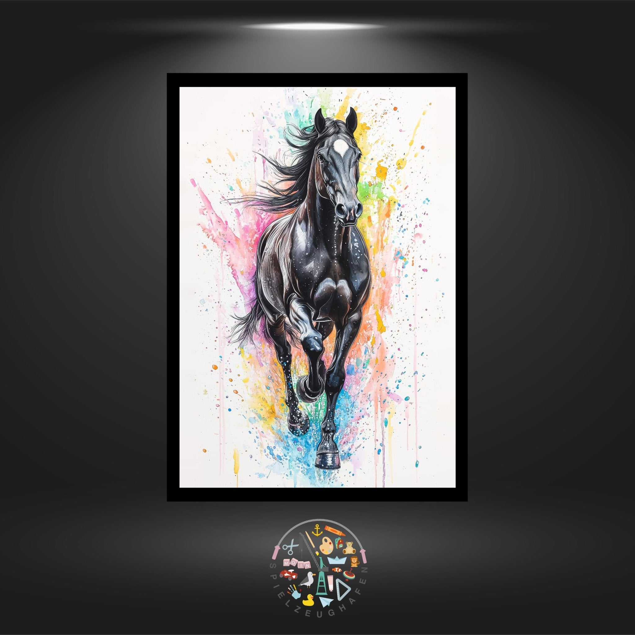 Black beauty - Quadratisch von Spielzeughafen