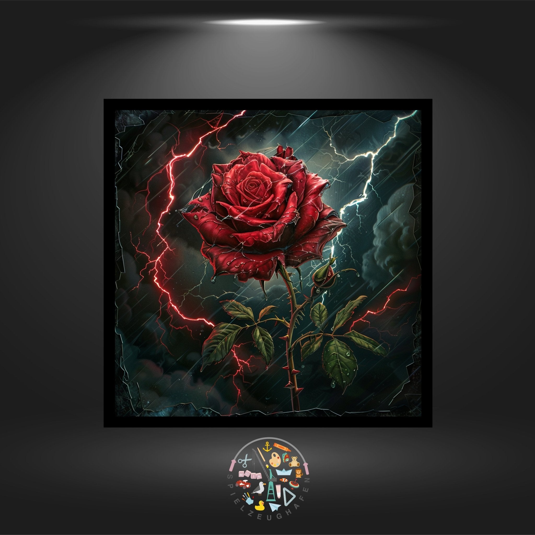 Bloody Rose - Quadratisch von Spielzeughafen