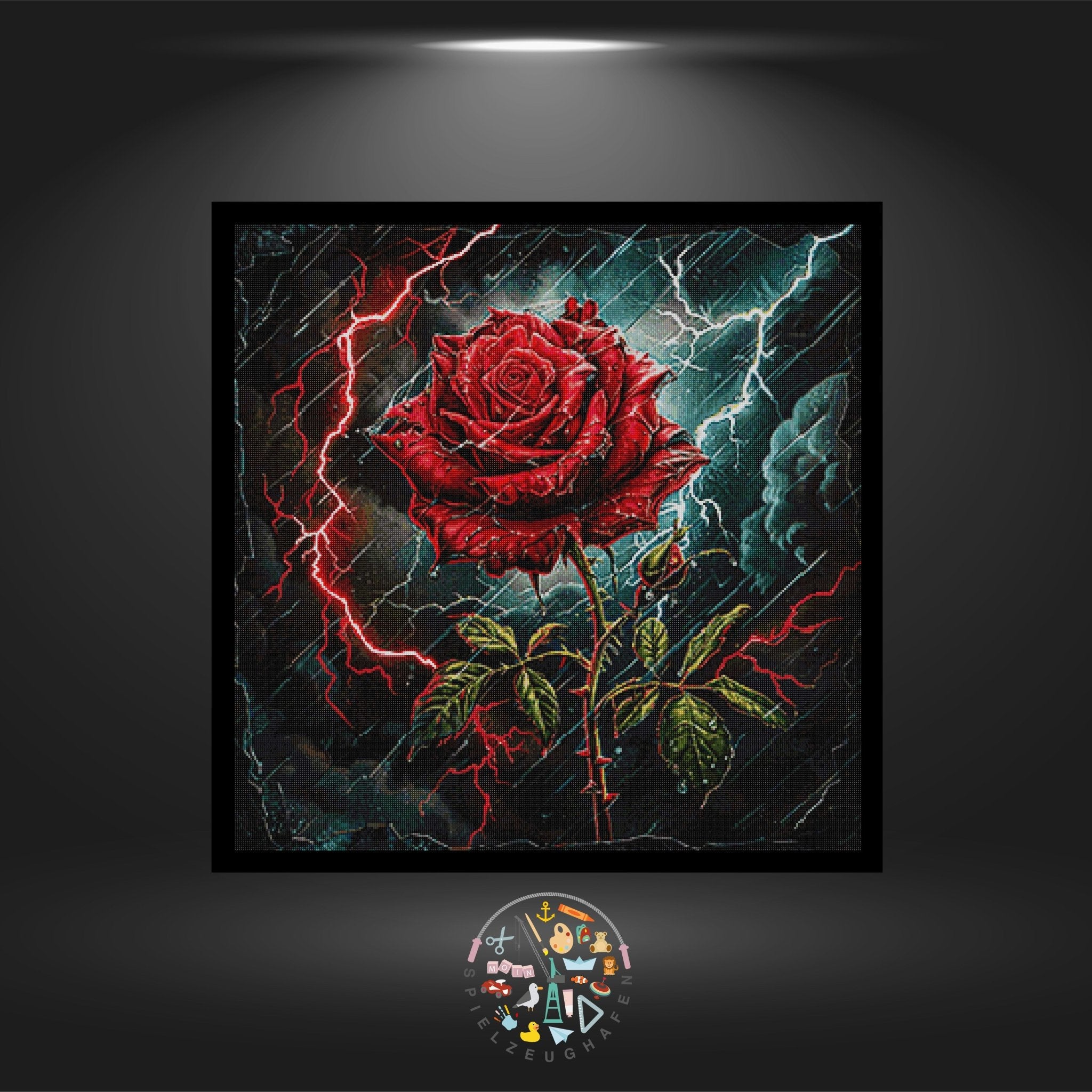 Bloody Rose - Quadratisch von Spielzeughafen