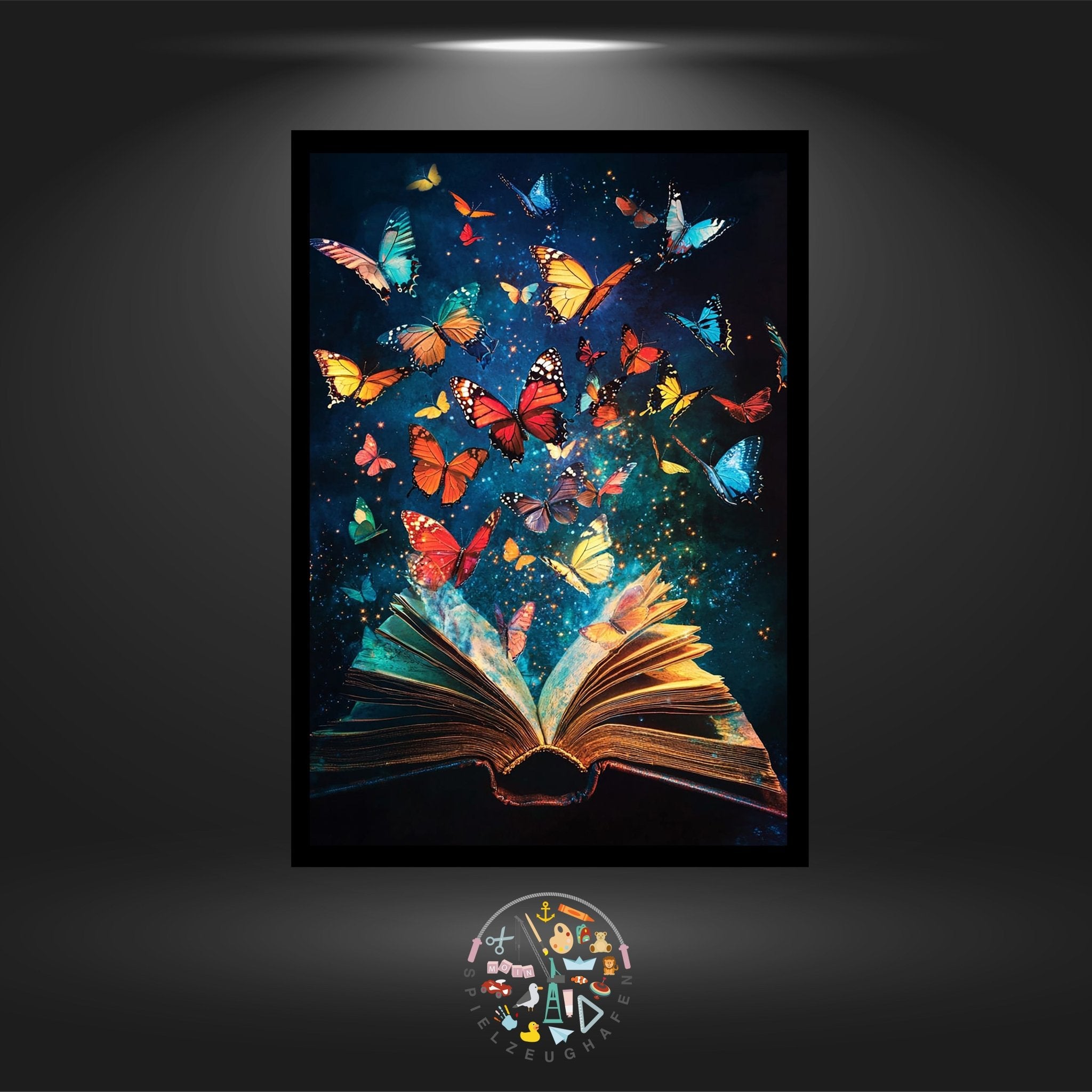 Butterfly book - Strass rund von Spielzeughafen