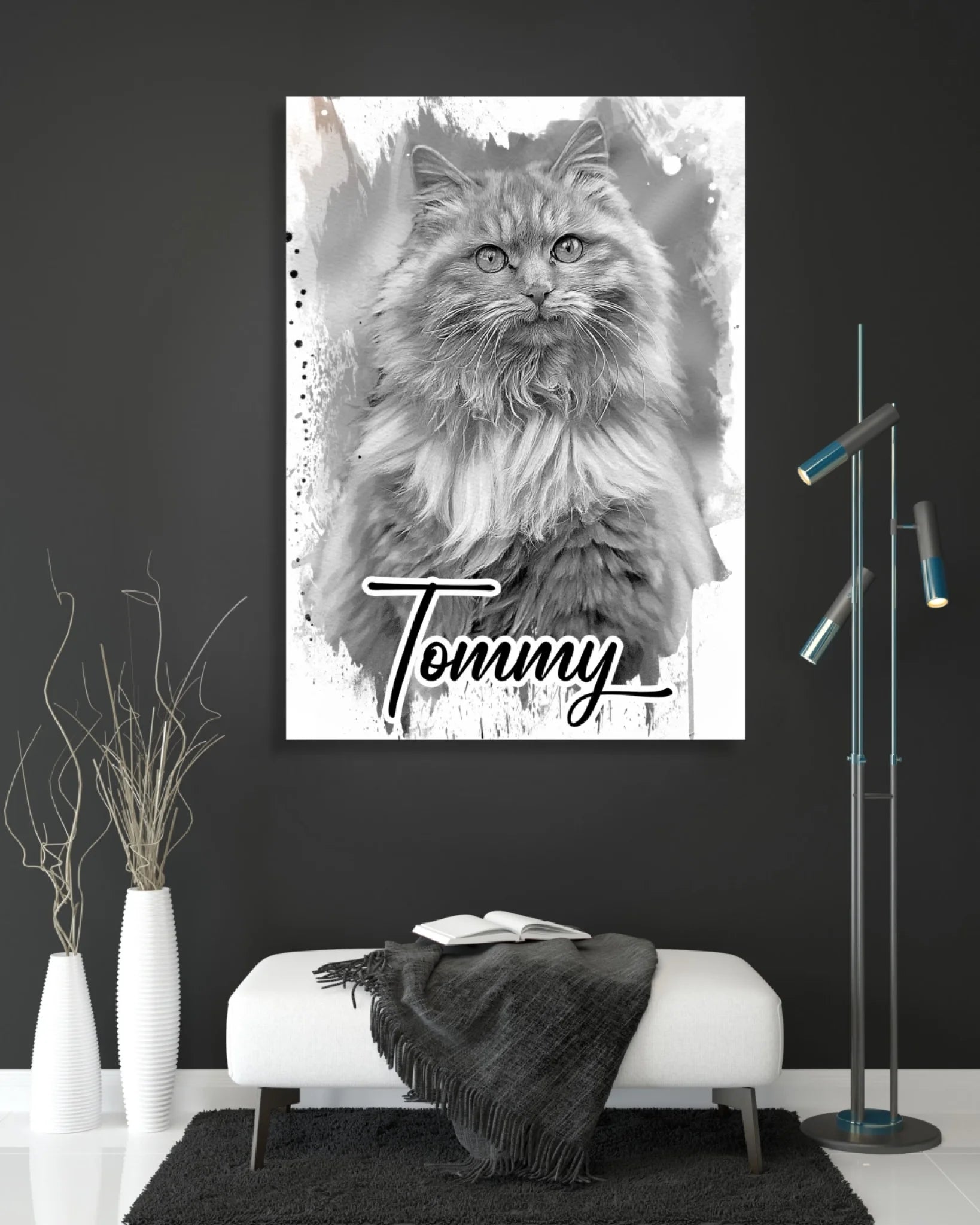 Dein Liebling - als Aquarell Bügelperlen Painting von Spielzeughafen