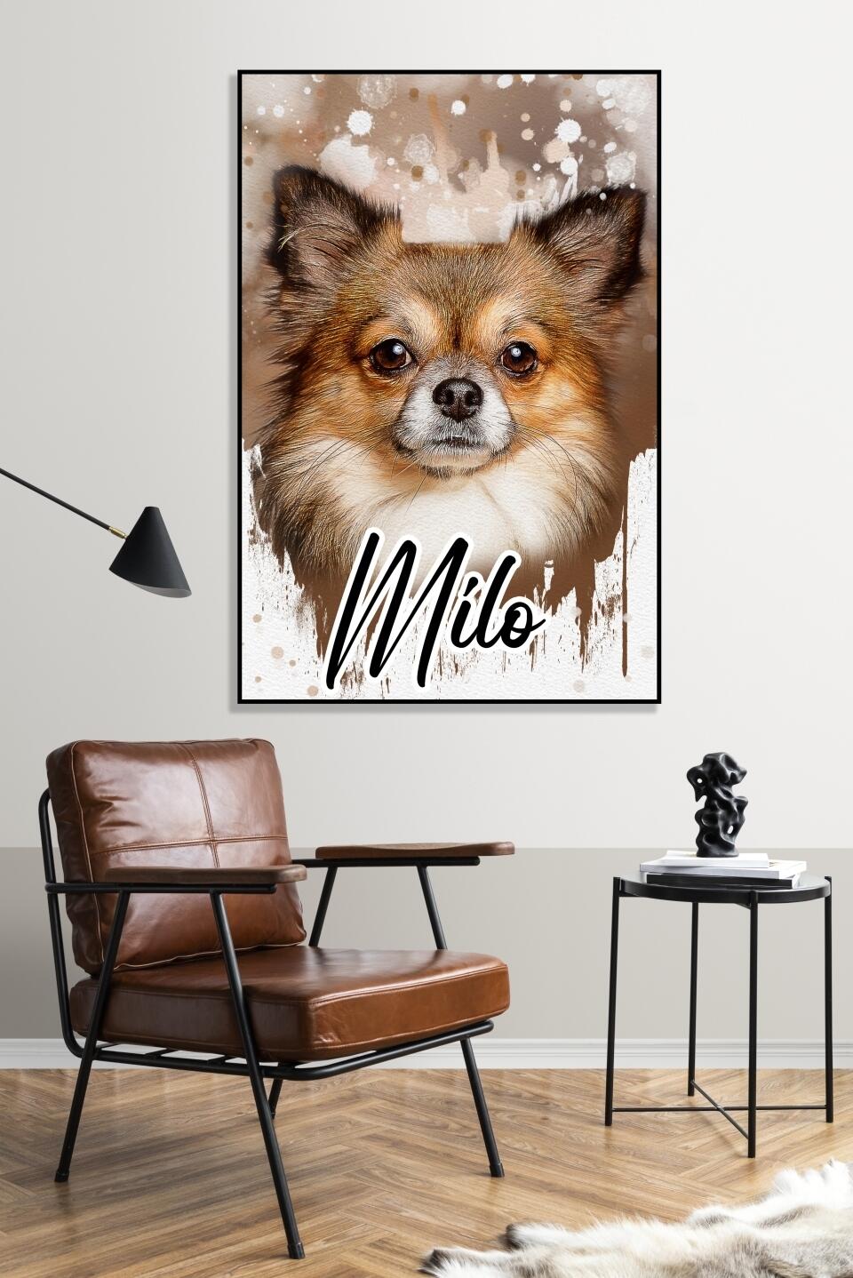 Dein Liebling - als Aquarell Diamond Painting (eckige Steine) von Spielzeughafen