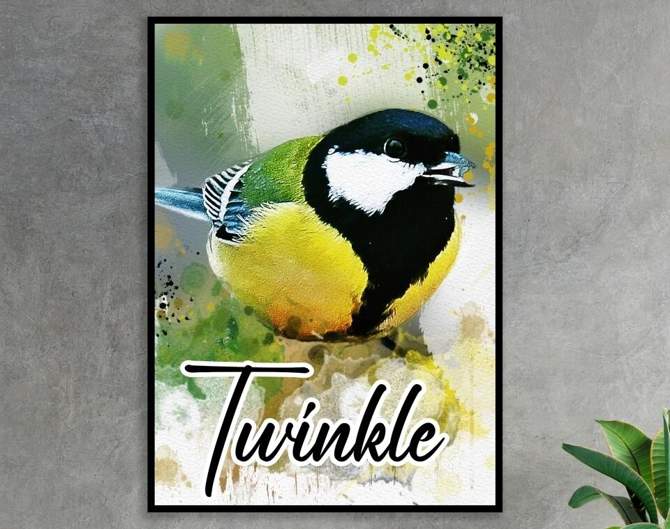 Dein Liebling - als Aquarell Diamond Painting (eckige Steine) von Spielzeughafen