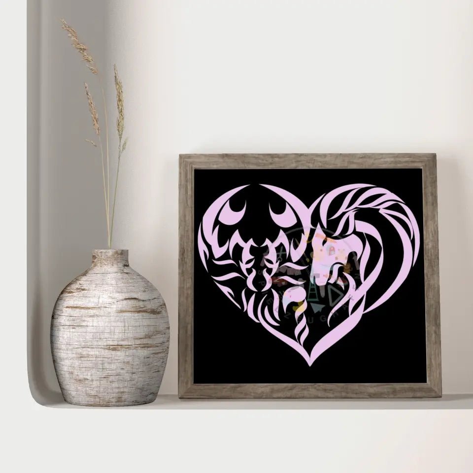 Dein Partnersternzeichen als Diamond Painting (exklusiv Spielzeughafen) 40x40cm ohne Namen von Spielzeughafen