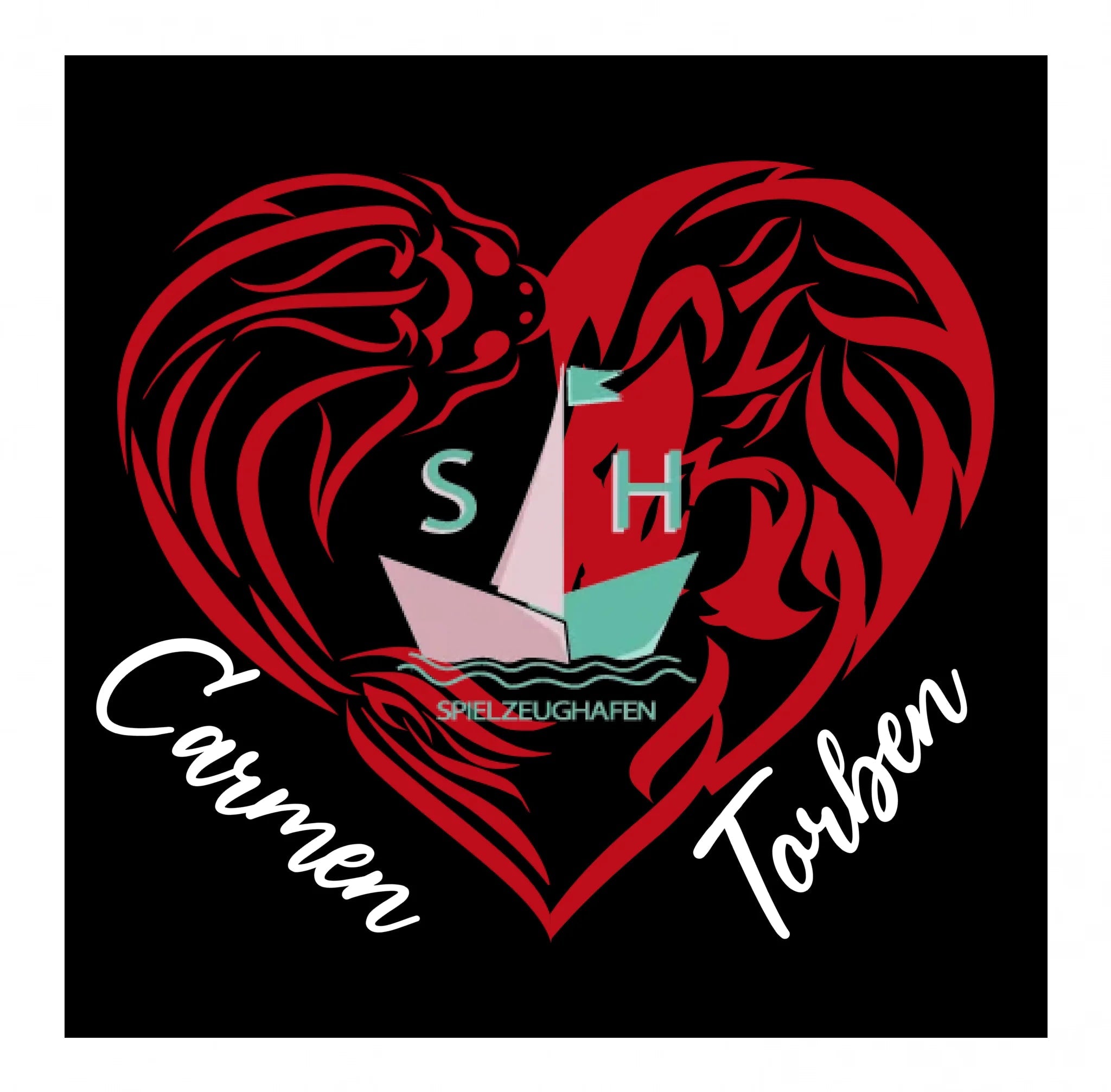 Dein Partnersternzeichen als Diamond Painting (exklusiv Spielzeughafen) ab 50x50cm eckig oder in Strass 60x60cm mit Namen von Spielzeughafen