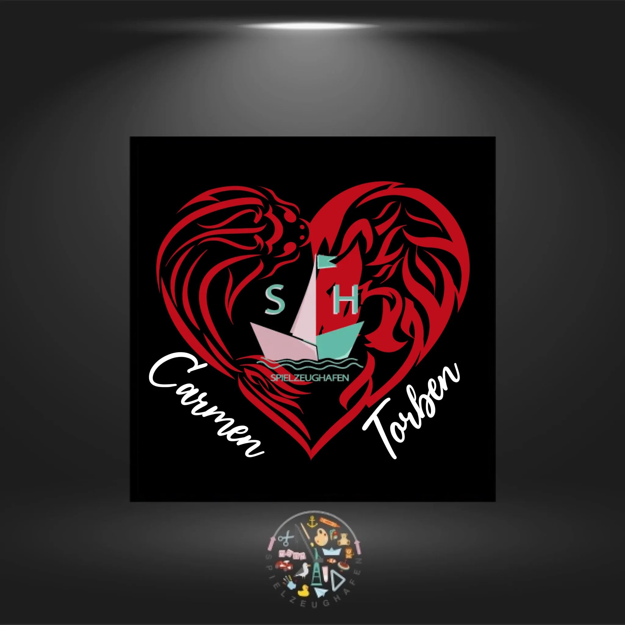 Dein Partnersternzeichen in Bügelperlen mit Artkal Mini 2,6mm von Spielzeughafen