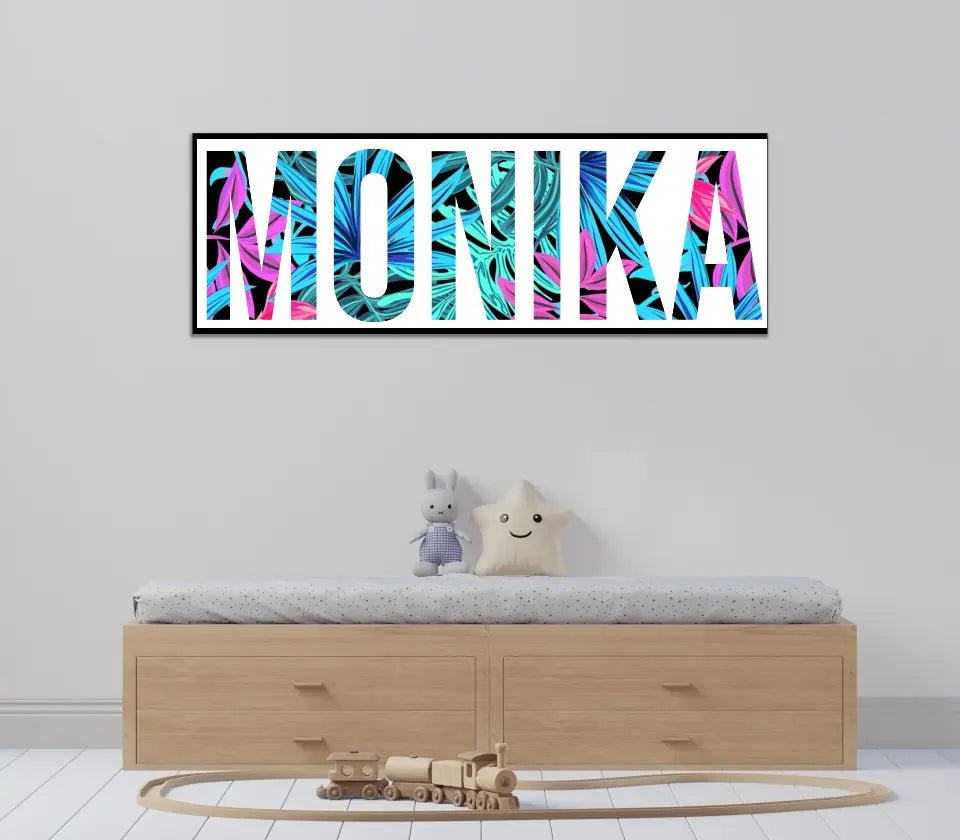 Dein Wunschname als Diamond Painting in eckig oder Strass ( rund ) von Spielzeughafen