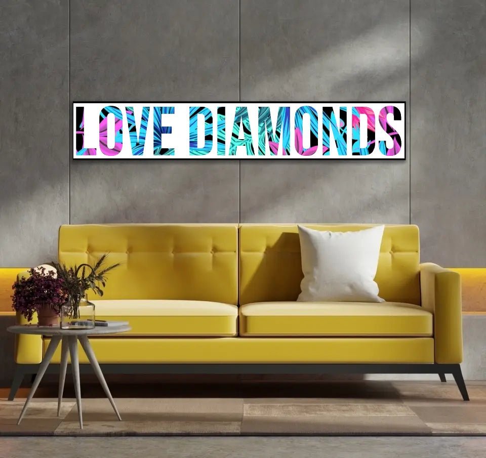 Dein Wunschname als Diamond Painting in eckig oder Strass ( rund ) von Spielzeughafen