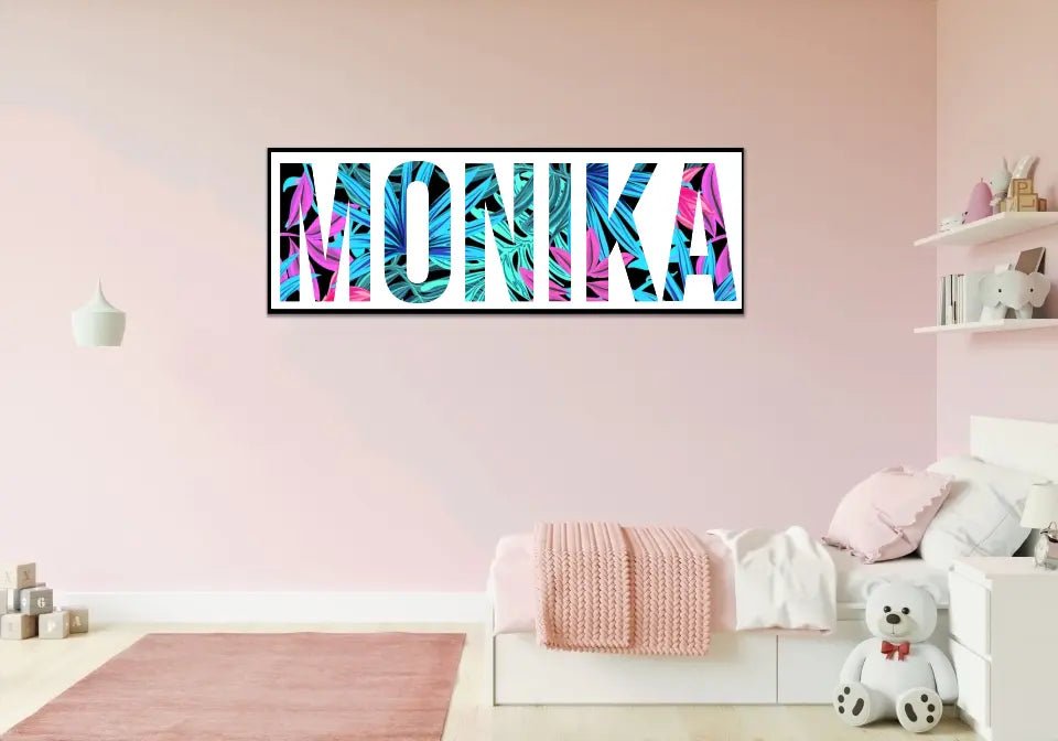 Dein Wunschname als Diamond Painting in eckig oder Strass ( rund ) von Spielzeughafen